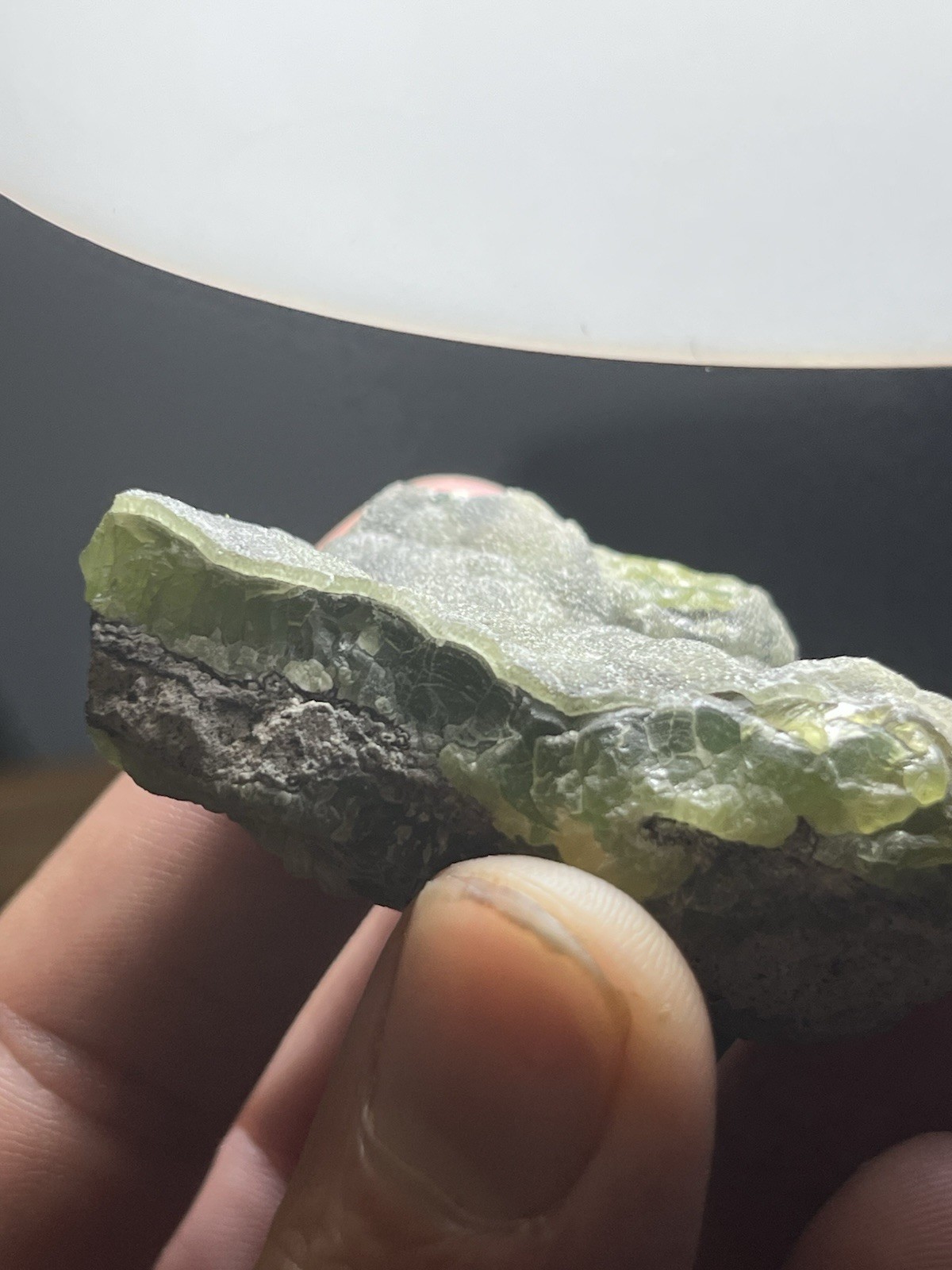 79 Mine Green Cuprian Smithsonite 90g Gila County Arizona Old Stock Gemstone