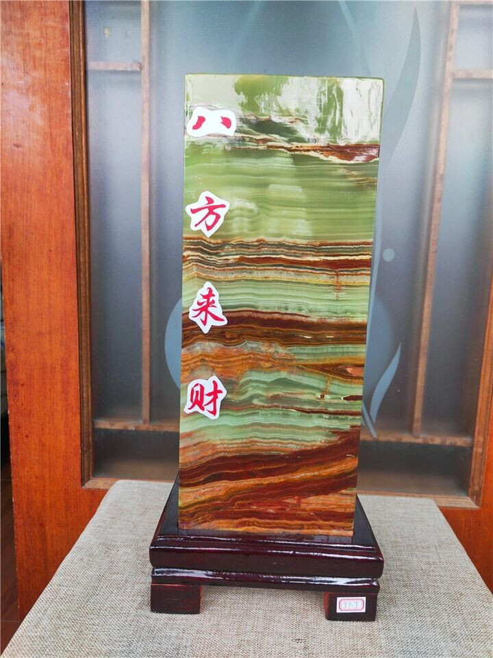 43 lb Natural Green Jade Cube Specimen Healing Afghanistan #C2