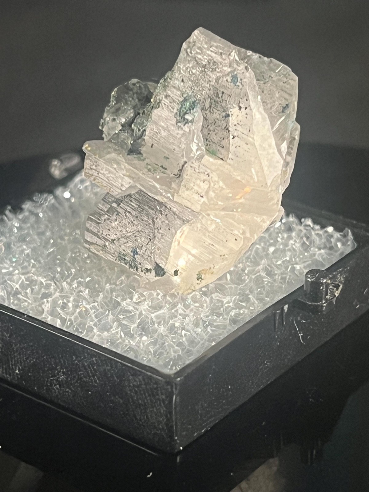 Cerussite Thumbnail mineral specimen from Tsumeb, Namibia.