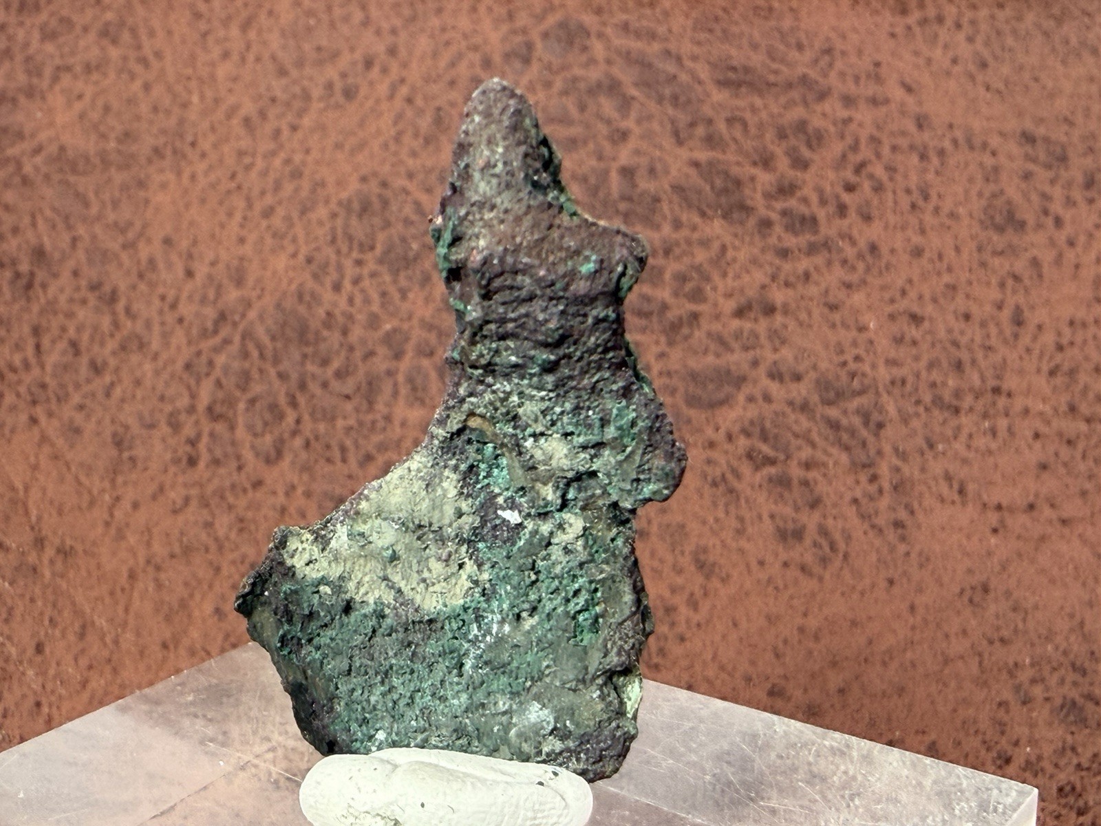 Natural Oxidized Green Glacial Float Copper with Buffed Finish, Michigan 16.1 g