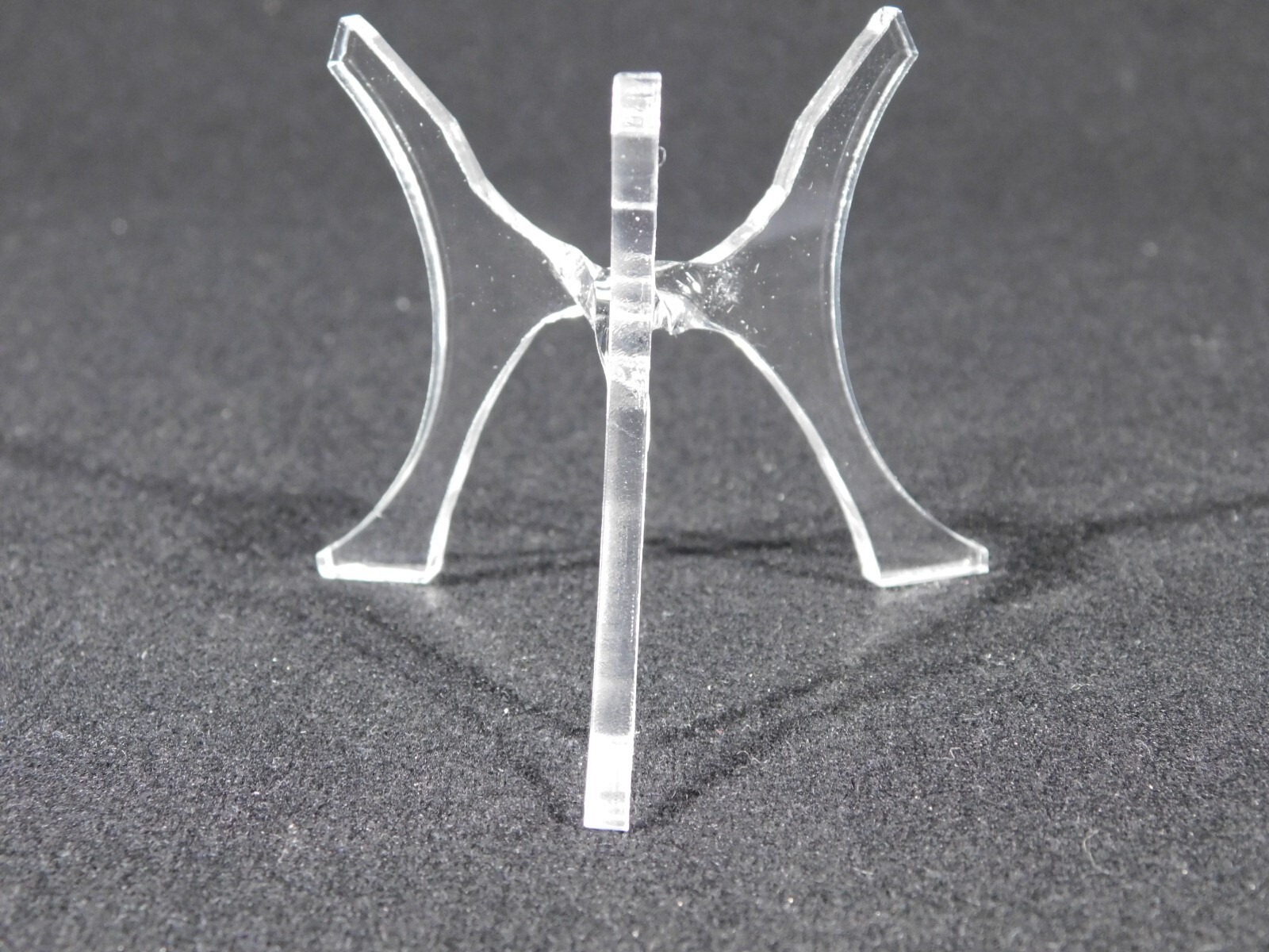 Sphere Display Stand Three Post Clear Lucite Medium Size
