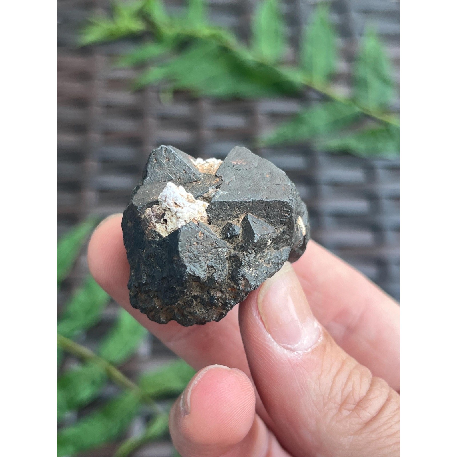 Raw Octahedral Magnetite Crystal Cluster from Utah | Natural Magnetite Specimen