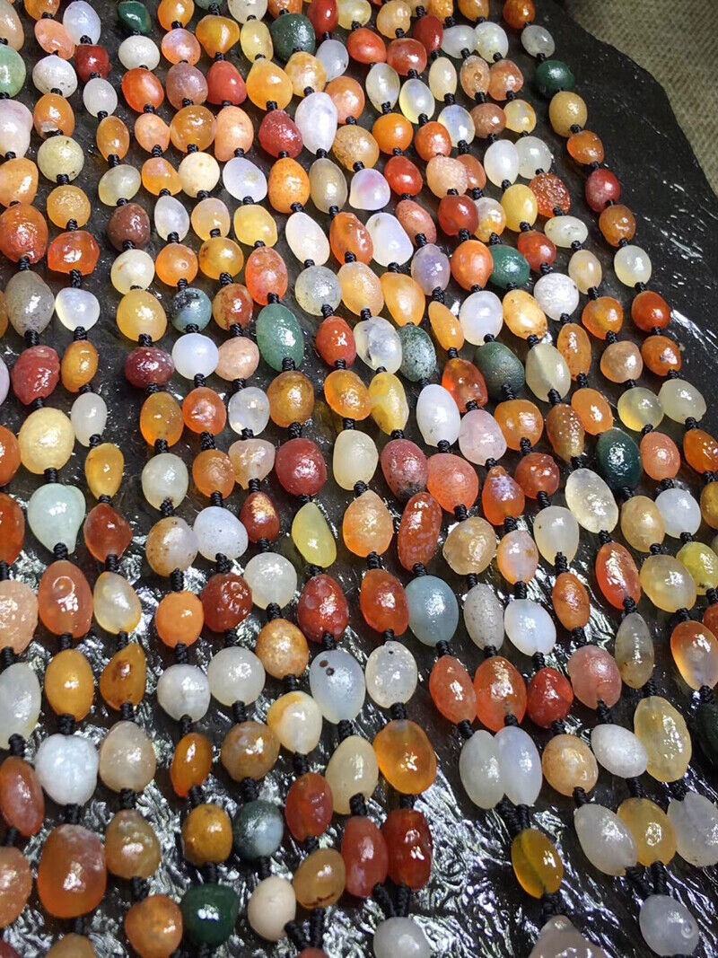 Natural Gobi Multi-Color Alashan Agate/stone Pendant Necklace,Suiseki-viewing