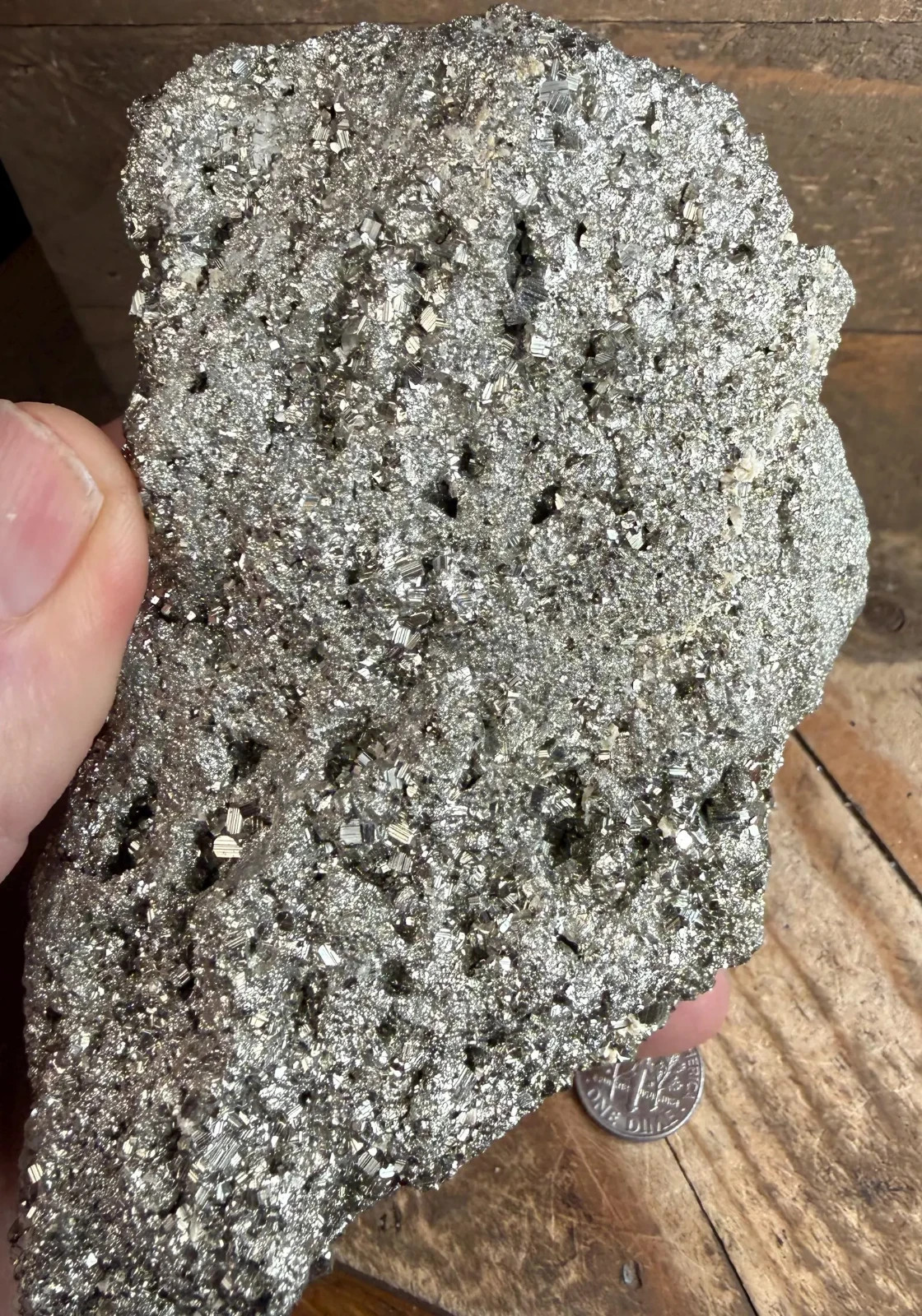 4.5 inch 3.2 lbs Big Peruvian Pyrite