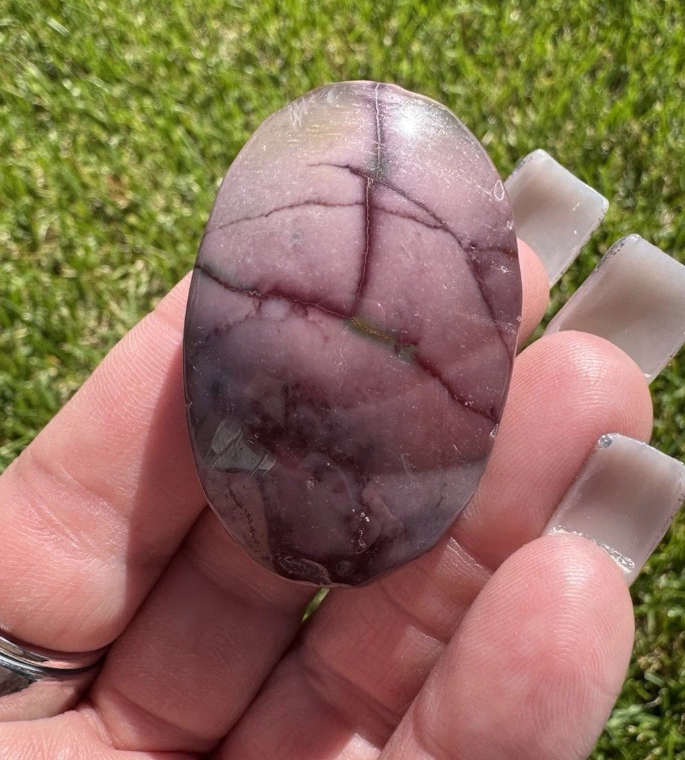 Mookaite Jasper Crystal Palm Stone 1 7/8”