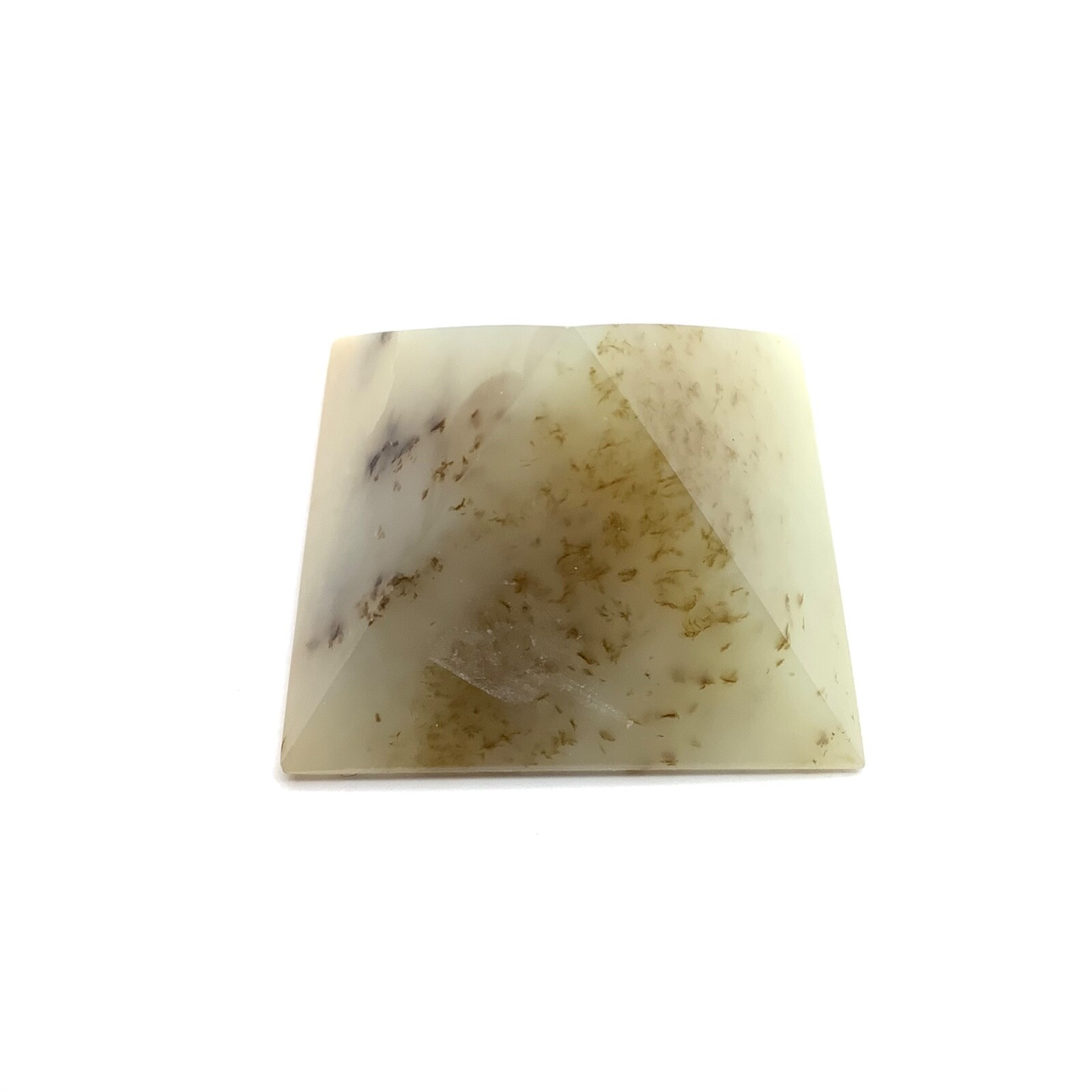 Siberian Jade Pyramid Carving Honey Brown Nephrite Jade Vitim River Siberia