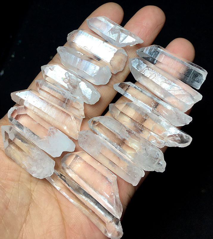 100g Tibet Himalayan RARE Natural clear Lemurian Quartz Crystal point
