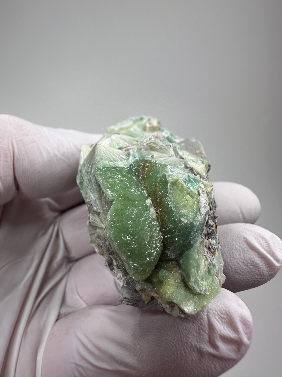 Beautiful Large RARE GREEN Wavellite Specimen from Arkansas