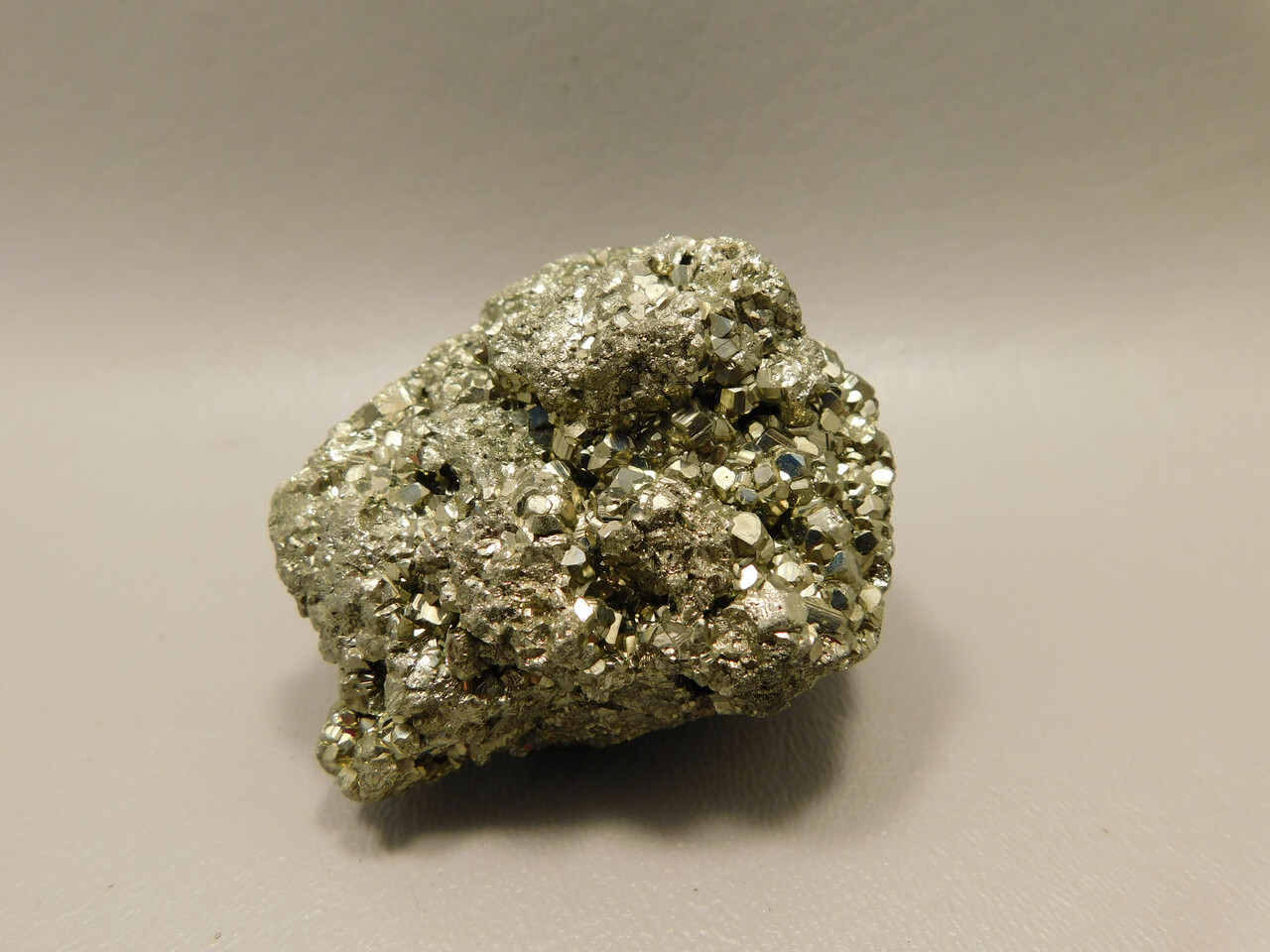Pyrite Crystal Natural Mineral Specimen Fools Gold Peru #O6