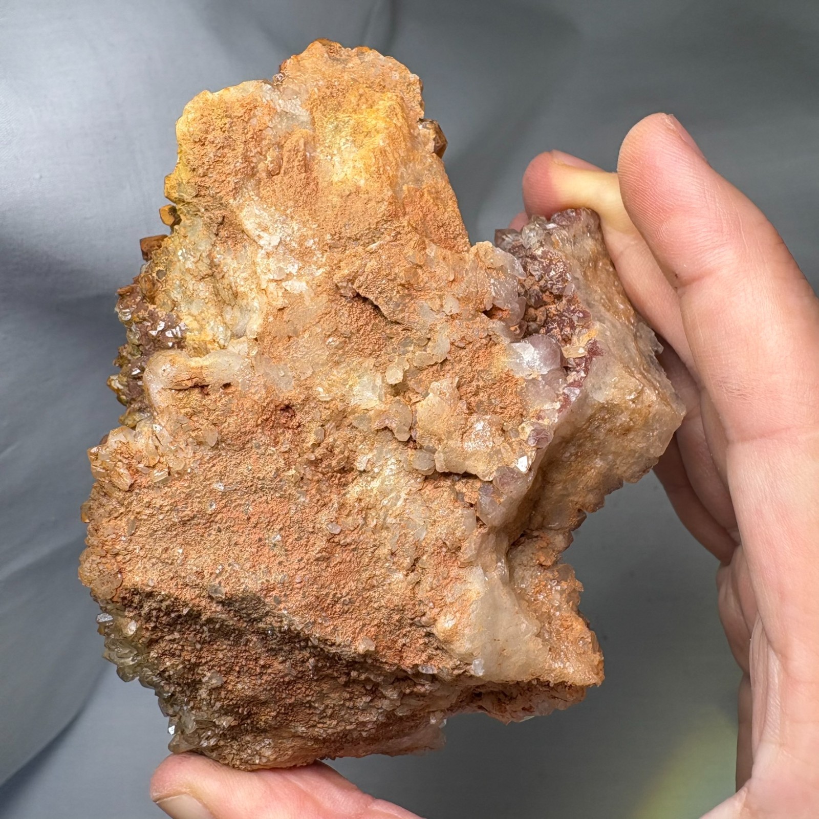 Natural Quartz w/ Pyramid Includion Cluster Crystal Raw Mineral Specimen Healing