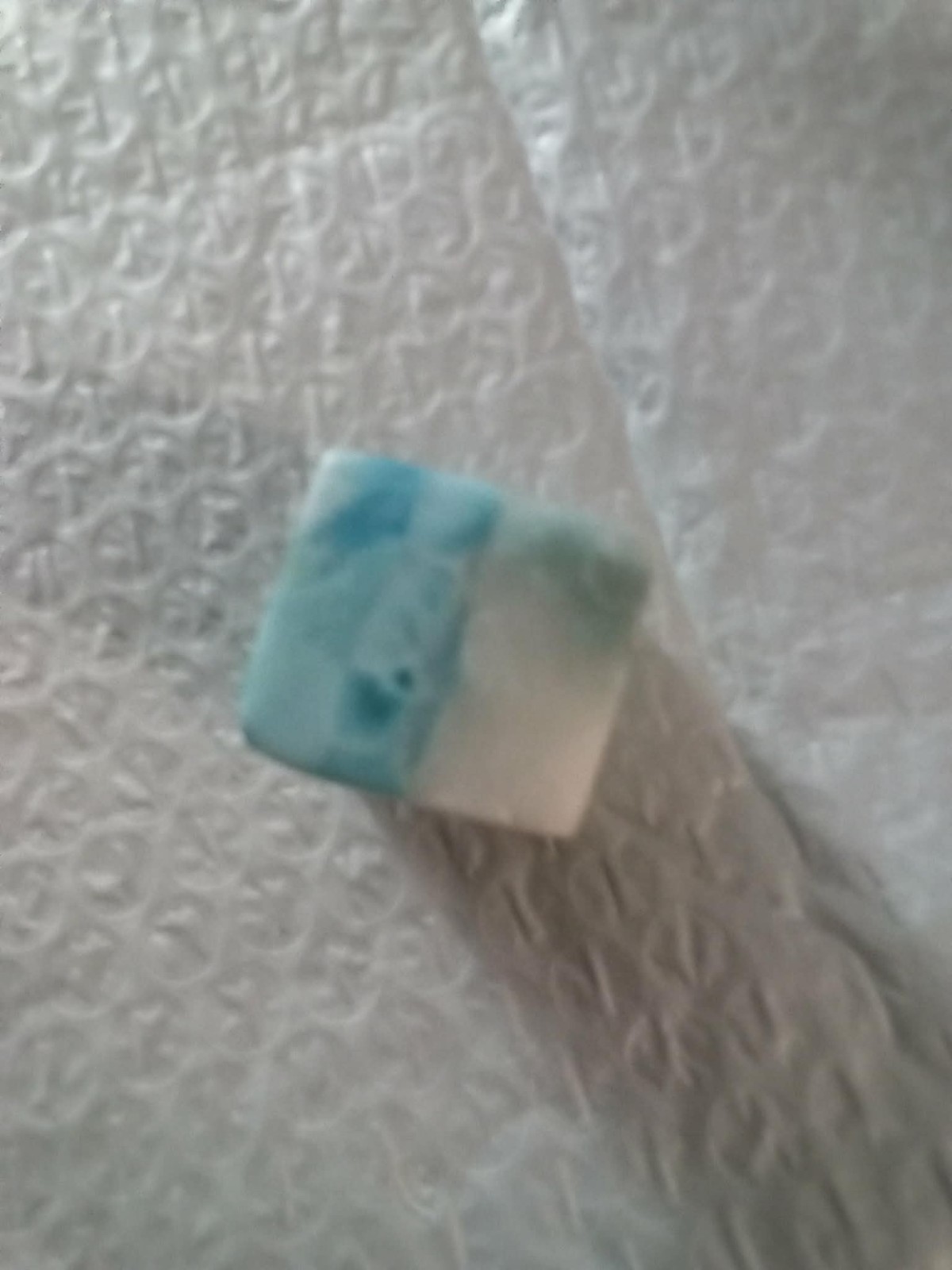 DOMINCAN REPUBLIC LARIMAR CUBE 27 pt 7 MM x 32 pt 4 MM