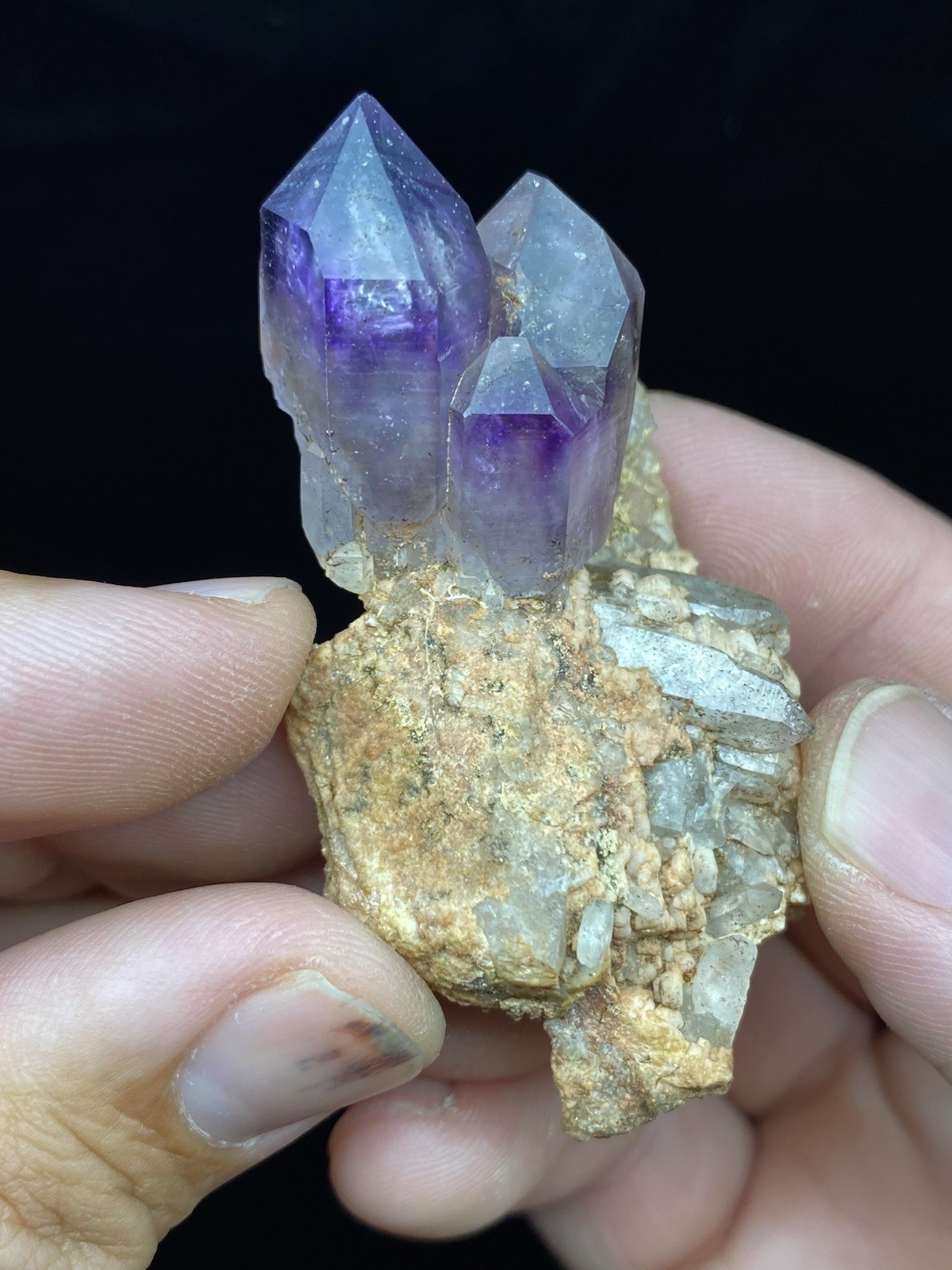 Old Stock Brandberg Amethyst Cluster – Namibia – Free Shipping