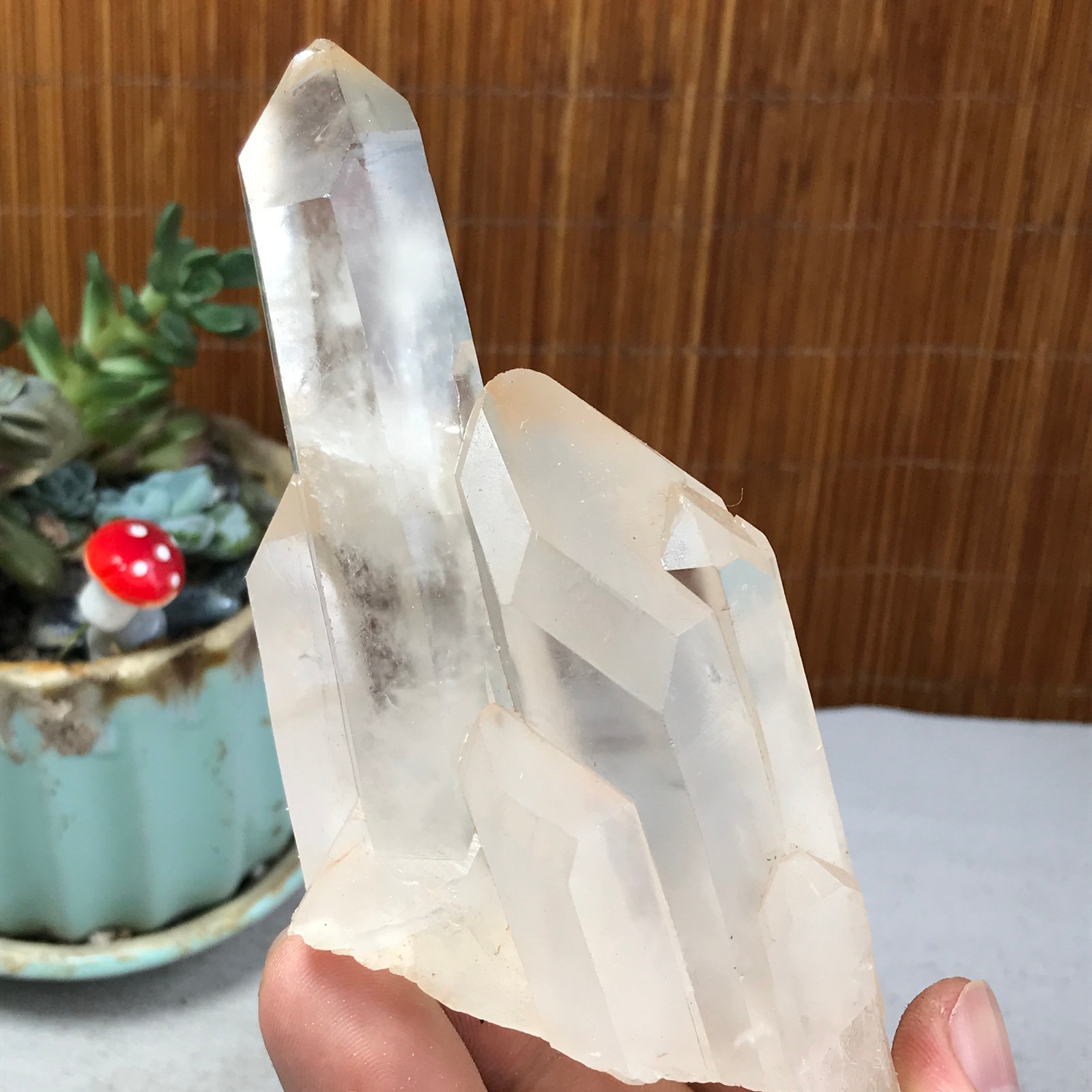 90-55-40mm Natural crystal clusters pretty Quartz Mineral Specimen 258g A6221