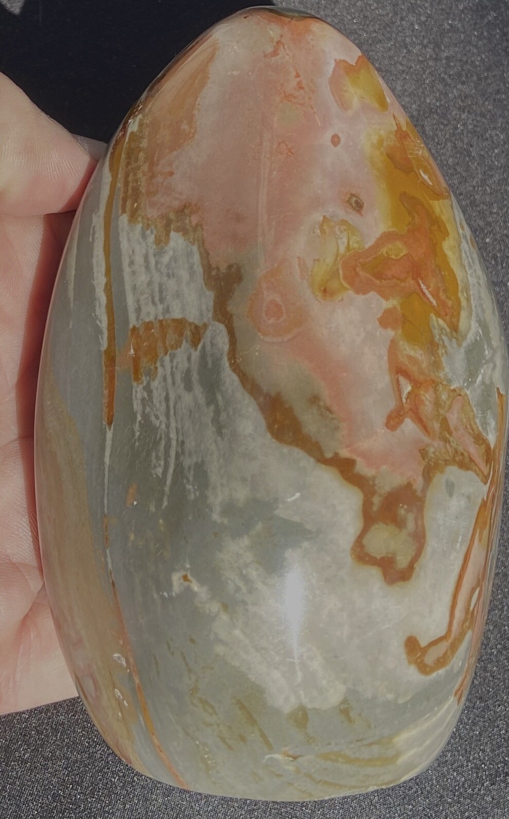 Ocean Jasper Big Self Standing Polished Polly Chrome Variety 696 Grams 24.6 Oz