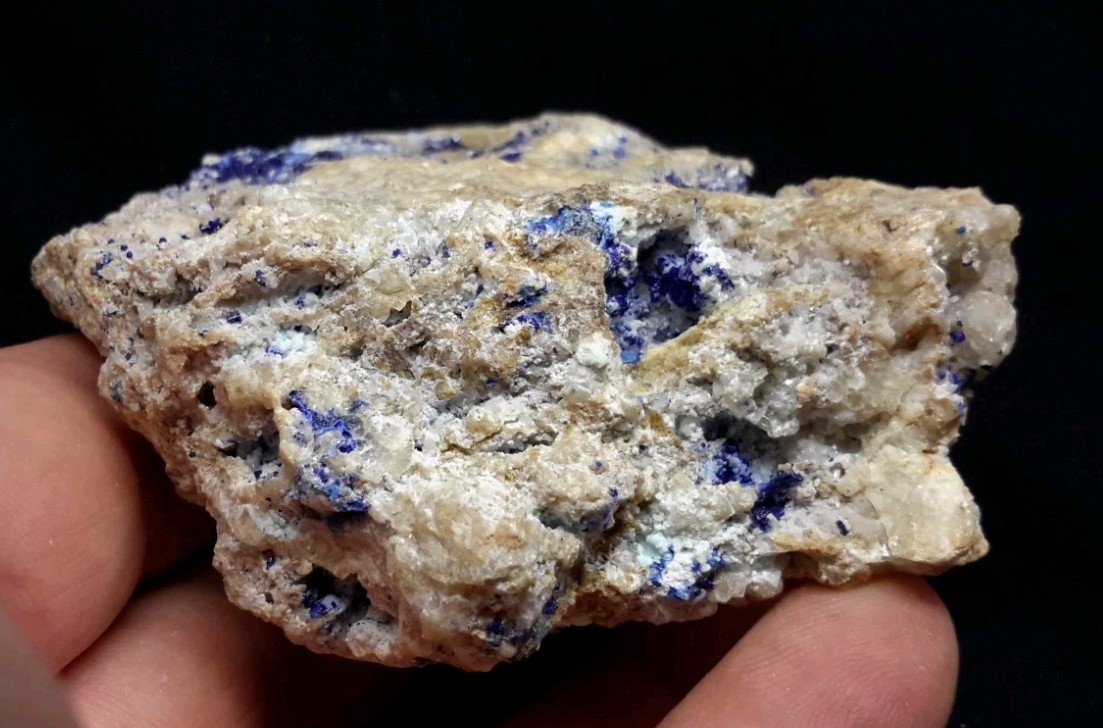 12 Piece AZURITE with QUARTZ and FLUORITE from Sierra Rica, Chihuahua, Mexico