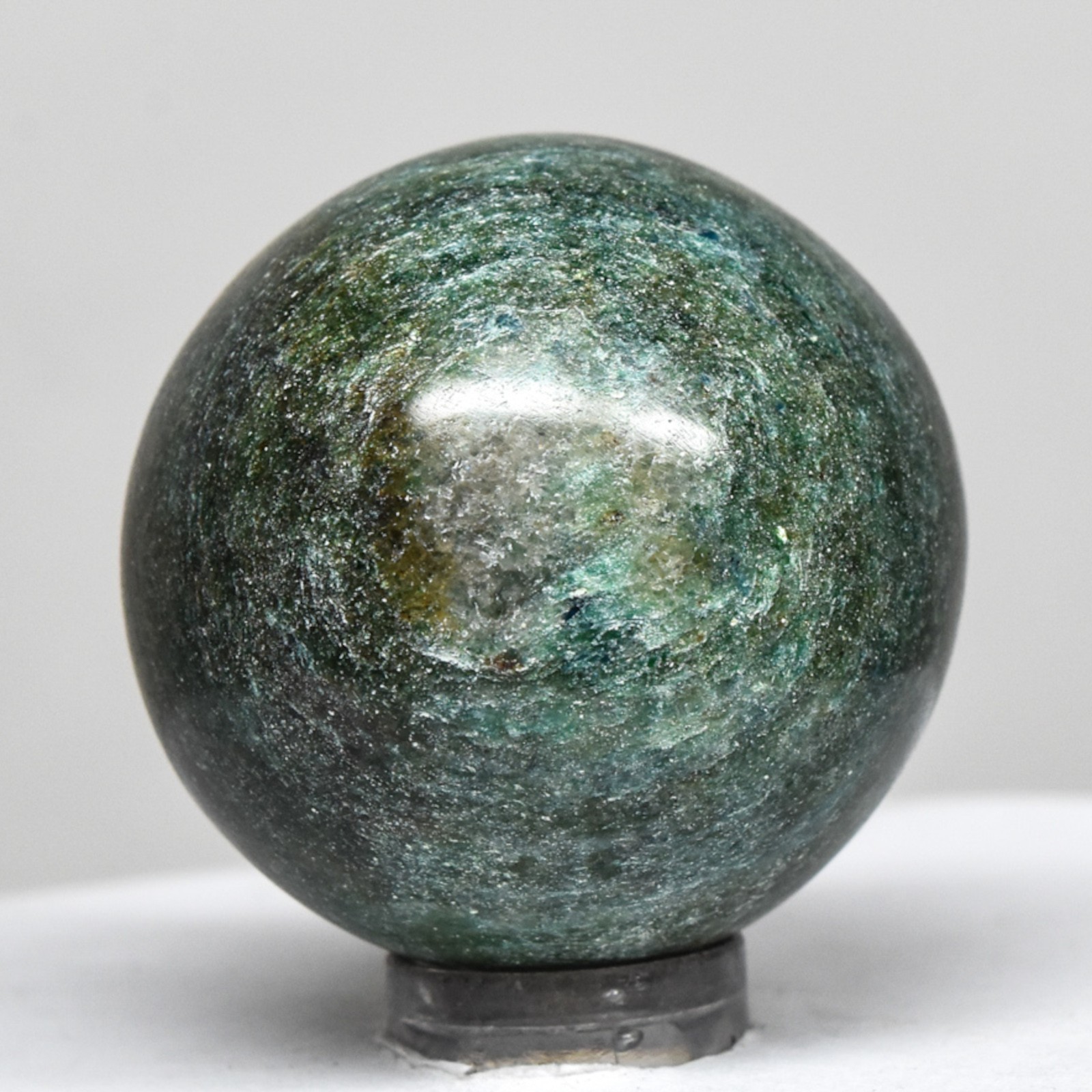 36mm 70g Dark Green Quartz Sphere Polished Natural Crystal Mineral Ball – India