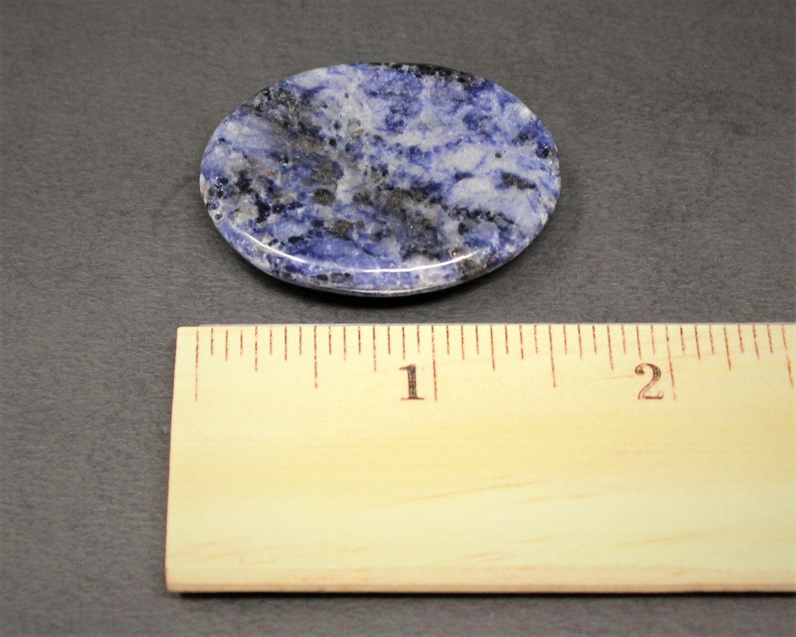 Sodalite Worry Stone (Smooth Polished Sodalite Pocket Palm Stone Crystal)