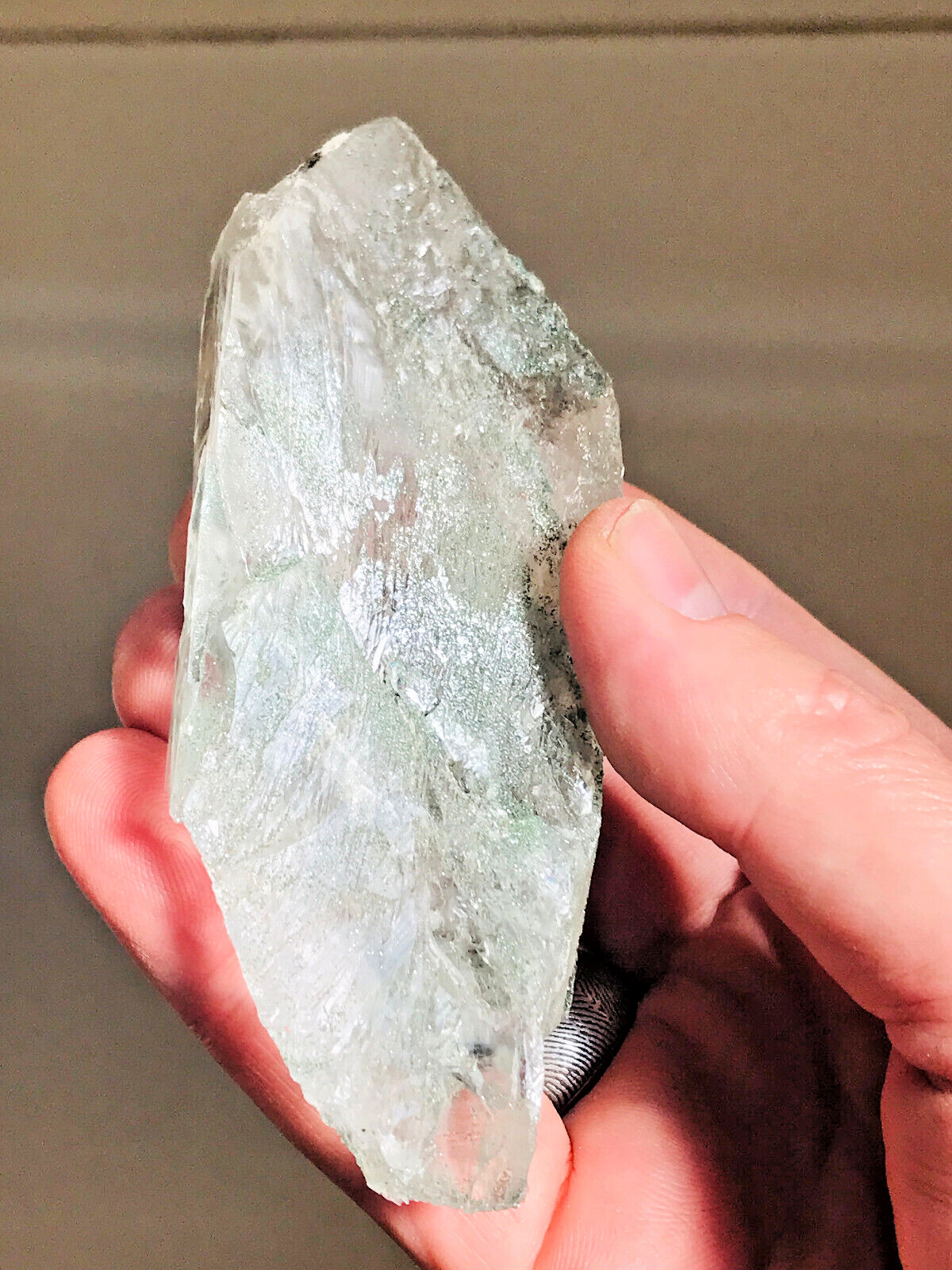 Quartz, fully crystallized(“re-healed”) Floater, Habach valley, Austria