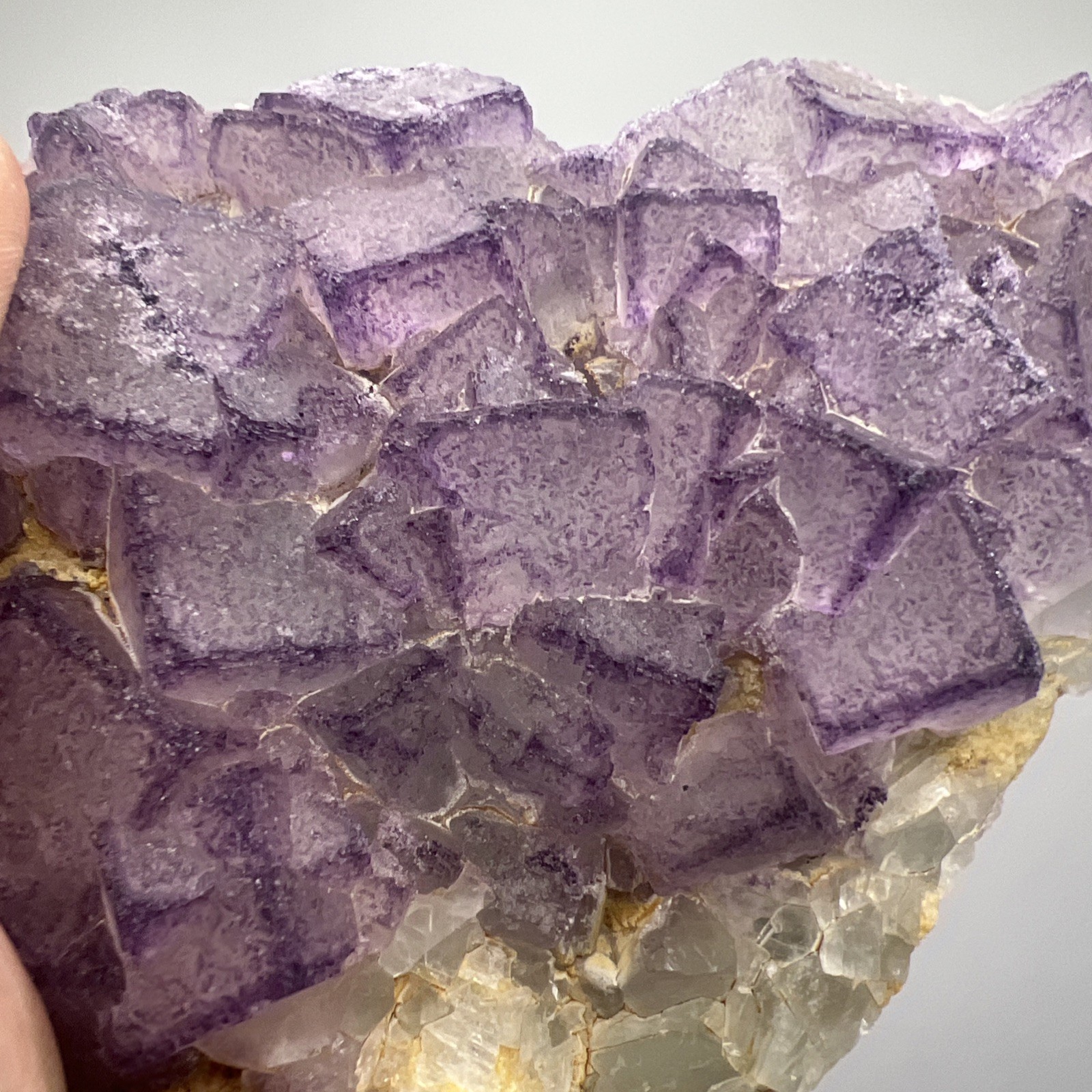 2 Pound!! Natural Guizhou QR Code Fluorite With Stand! Amazing Quality!US Seller