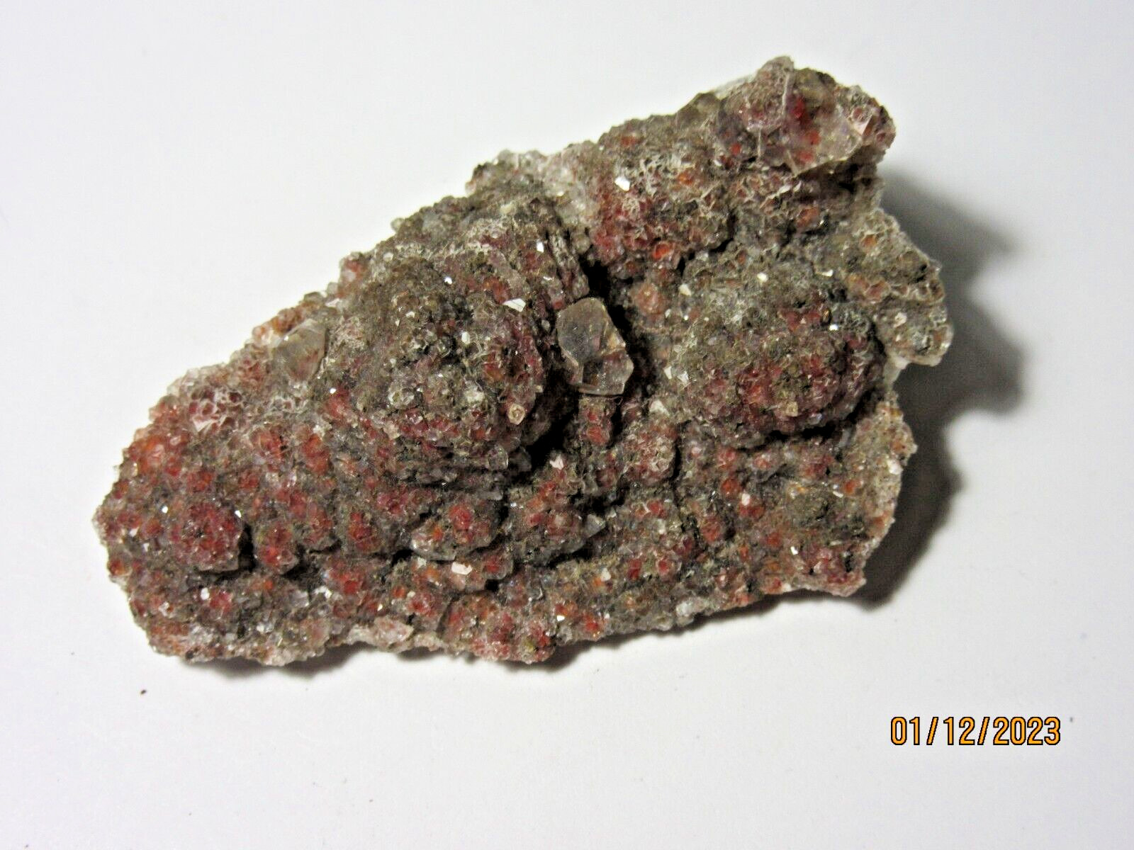 Natural Red Quartz Crystal CLUSTER 2 3/8″ Rough Collectible Reiki RQCCC-2