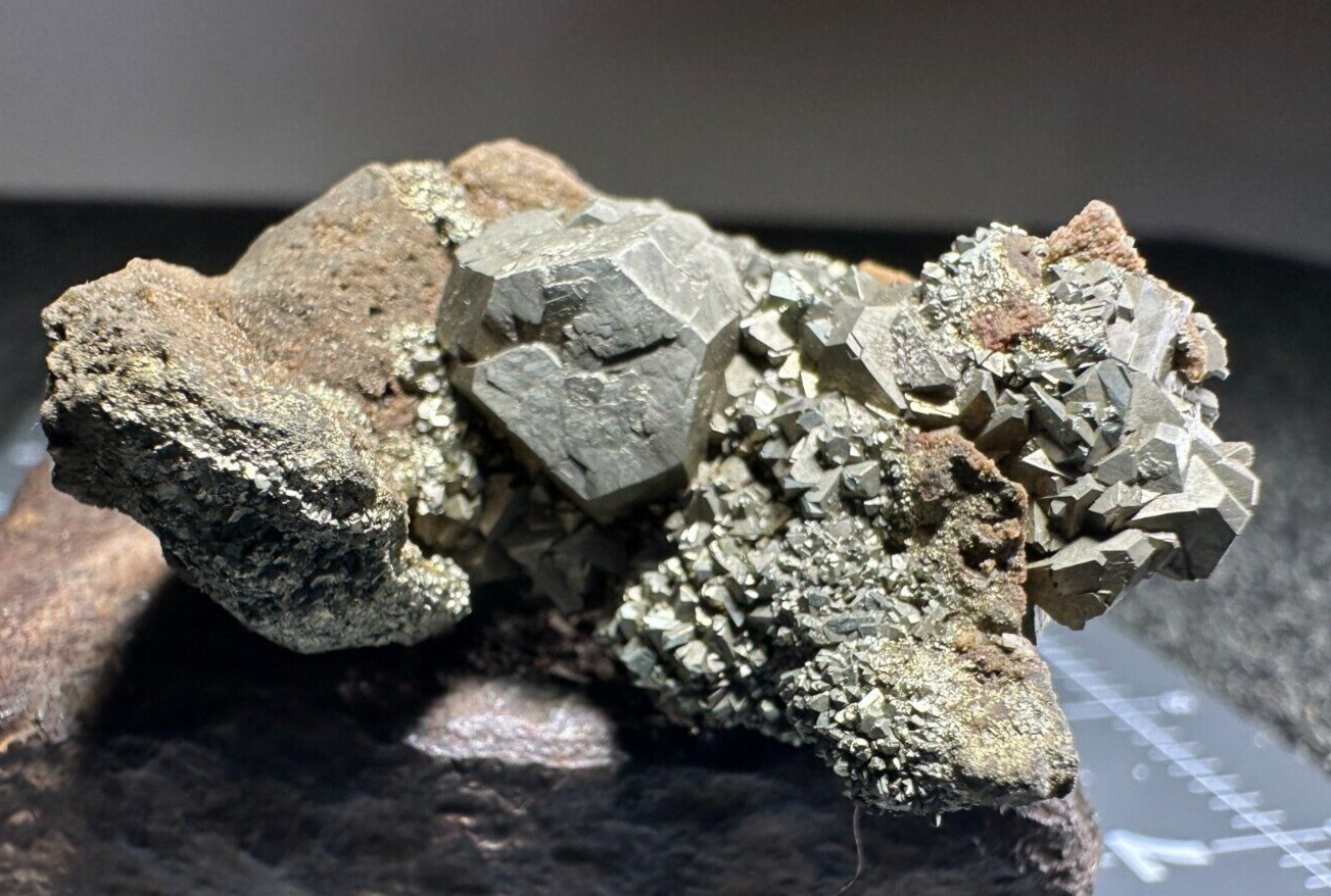 ➤ 1-3/4 Inch PYRITE CRYSTAL CLUSTER Pleasant Ridge Rensselaer Indiana VIDEO➤421
