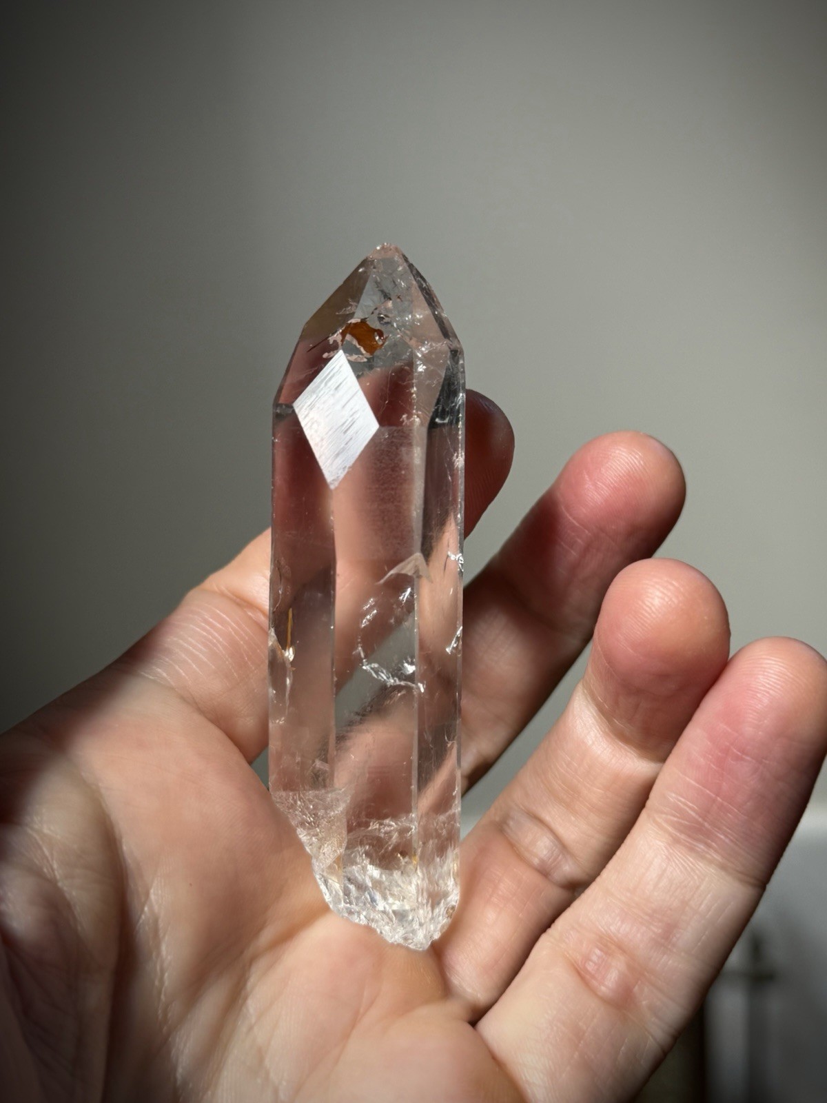 Window Quartz Crystal Optical Quartz Brazil Clear Quartz Natural Quartz Iron