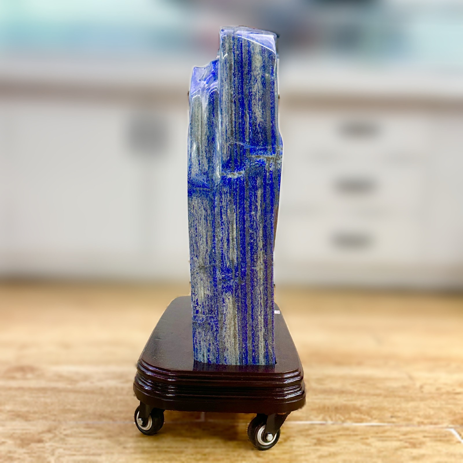 171LB TOP natural Lapis lazuli quartz Raw stone ornament crystal healing