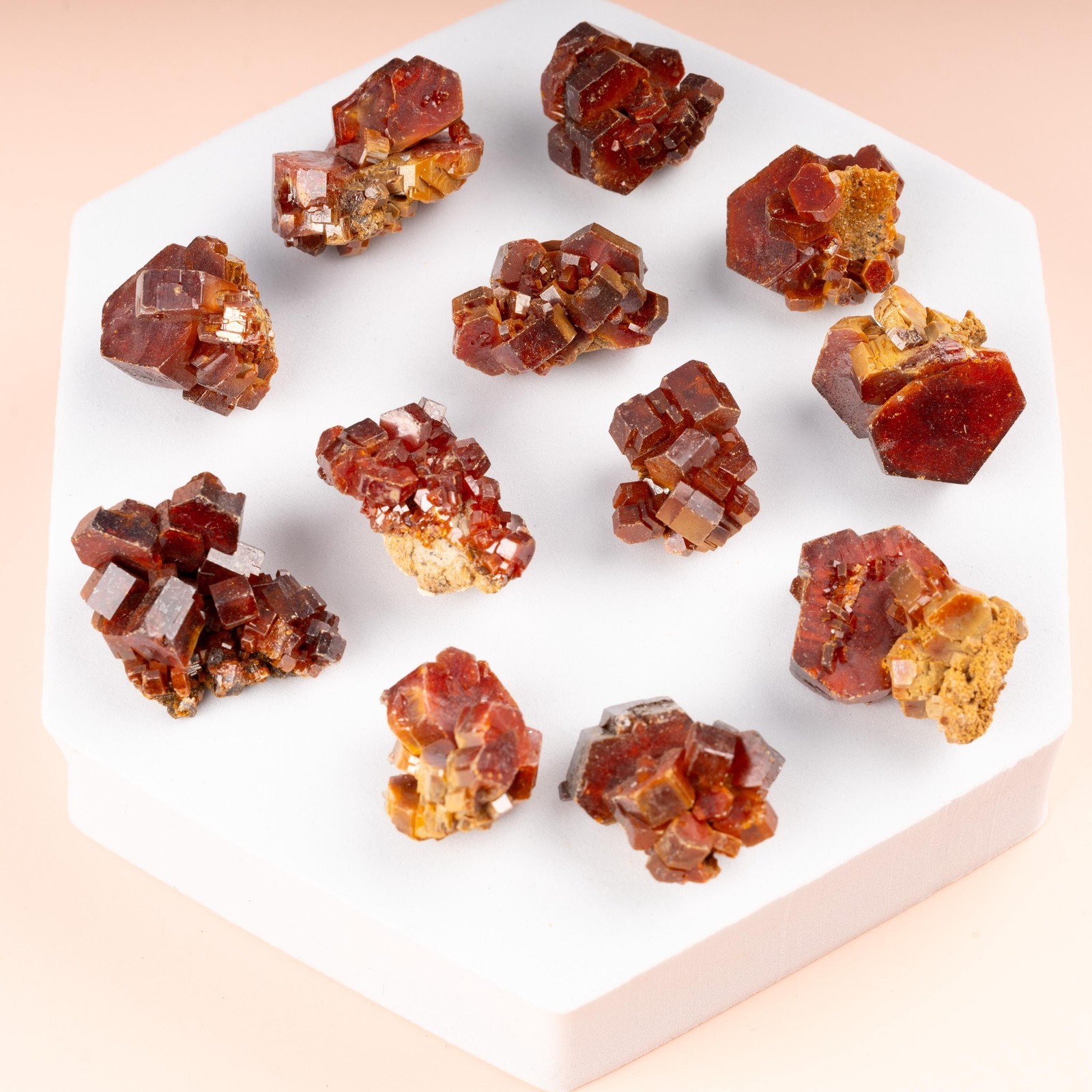 Vanadinite Cluster 1-25g, Grade AAA Moroccan Red Specimens Healing Crystal Gift