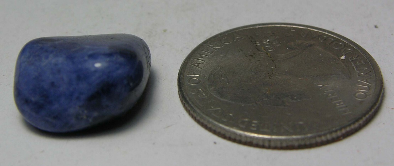 #6 14.20ct Africa 100% Natural Tumbled Rough Sodalite Specimen 2.80g 16.00mm