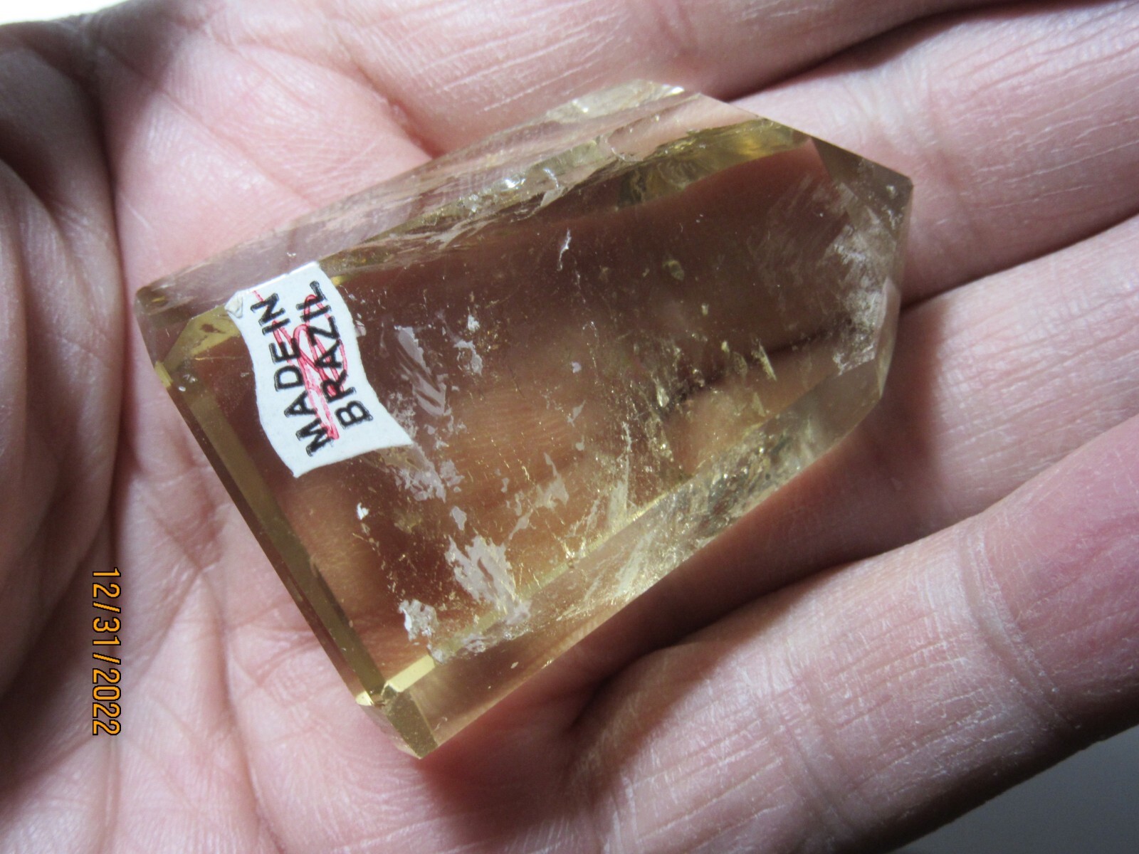 AAA Brazilian Smoky Quartz Cut Polished 1 7/8″ Point Collectible Reiki BSQCP-4