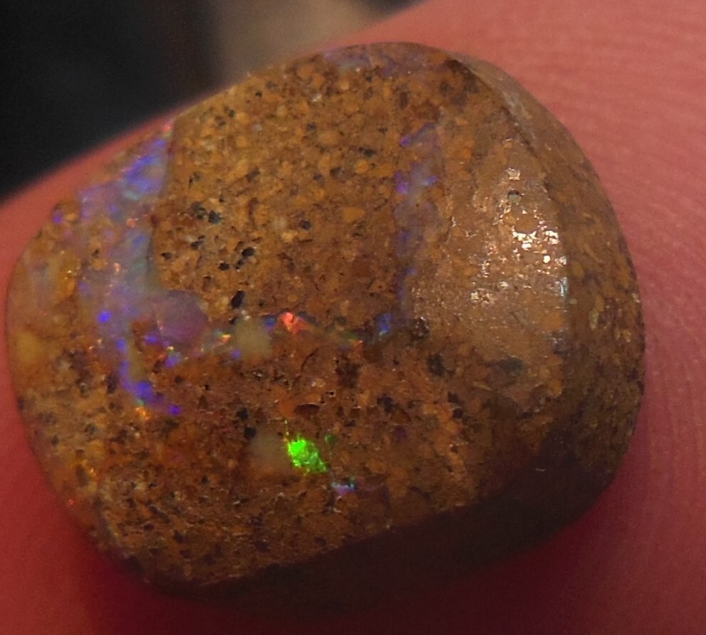3.75ct Australian Boulder Opal, Natural Matrix, Stone, Rock Collector Piece
