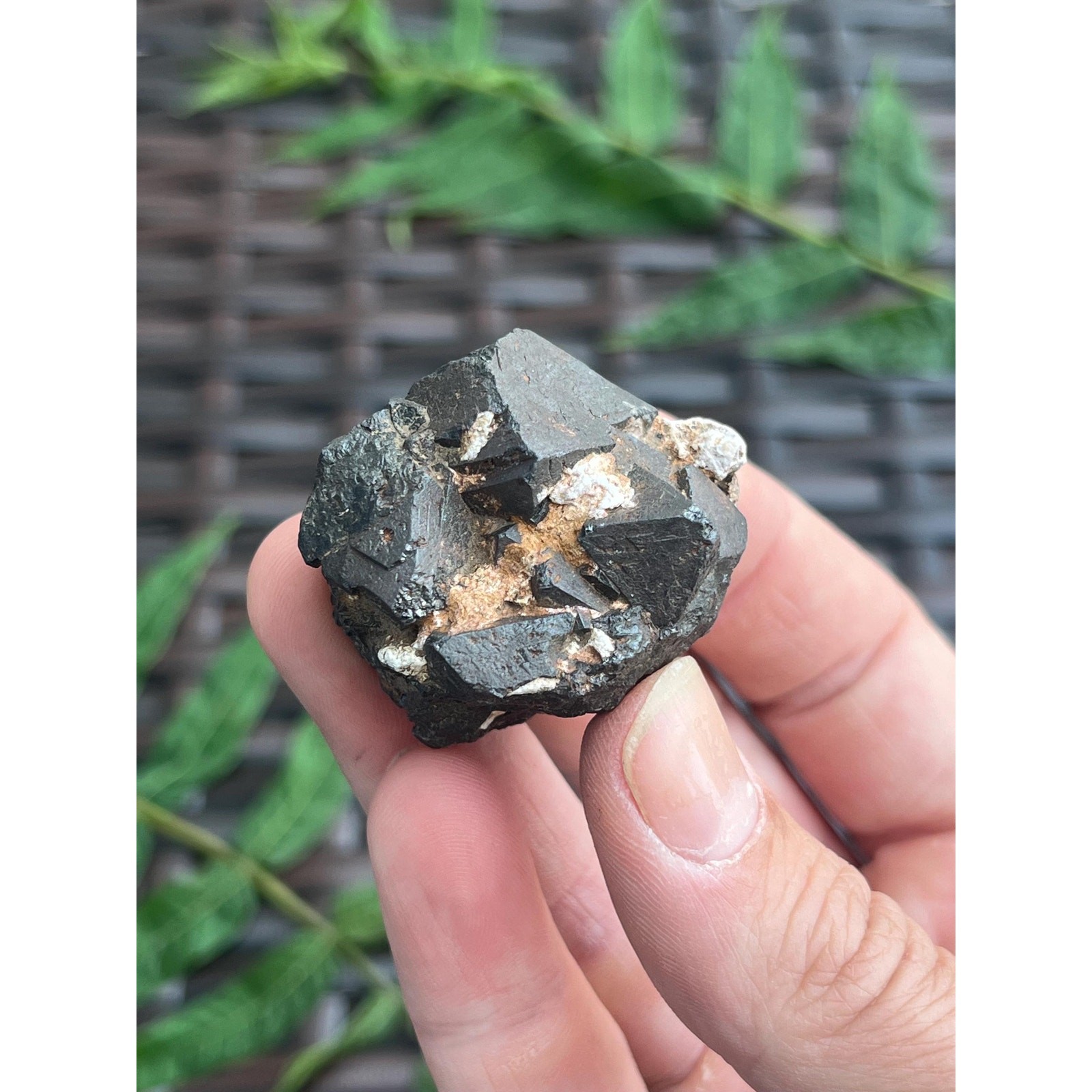 Raw Octahedral Magnetite Crystal Cluster from Utah | Natural Magnetite Specimen