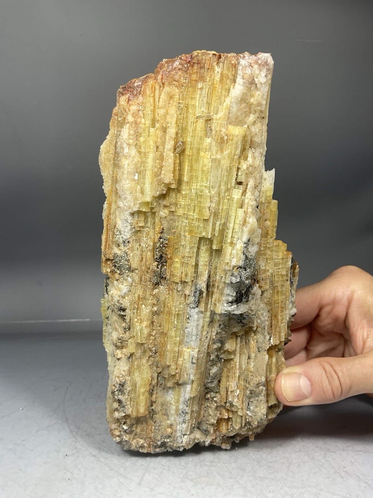 SS Rocks – Yellow Tourmaline with Quartz (Guizhou Province, China) 3.44lbs