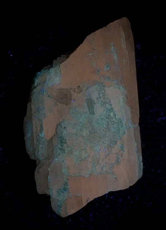Aesthetic Tourmaline Crystals With Kunzite Crystal From Afghanistan.