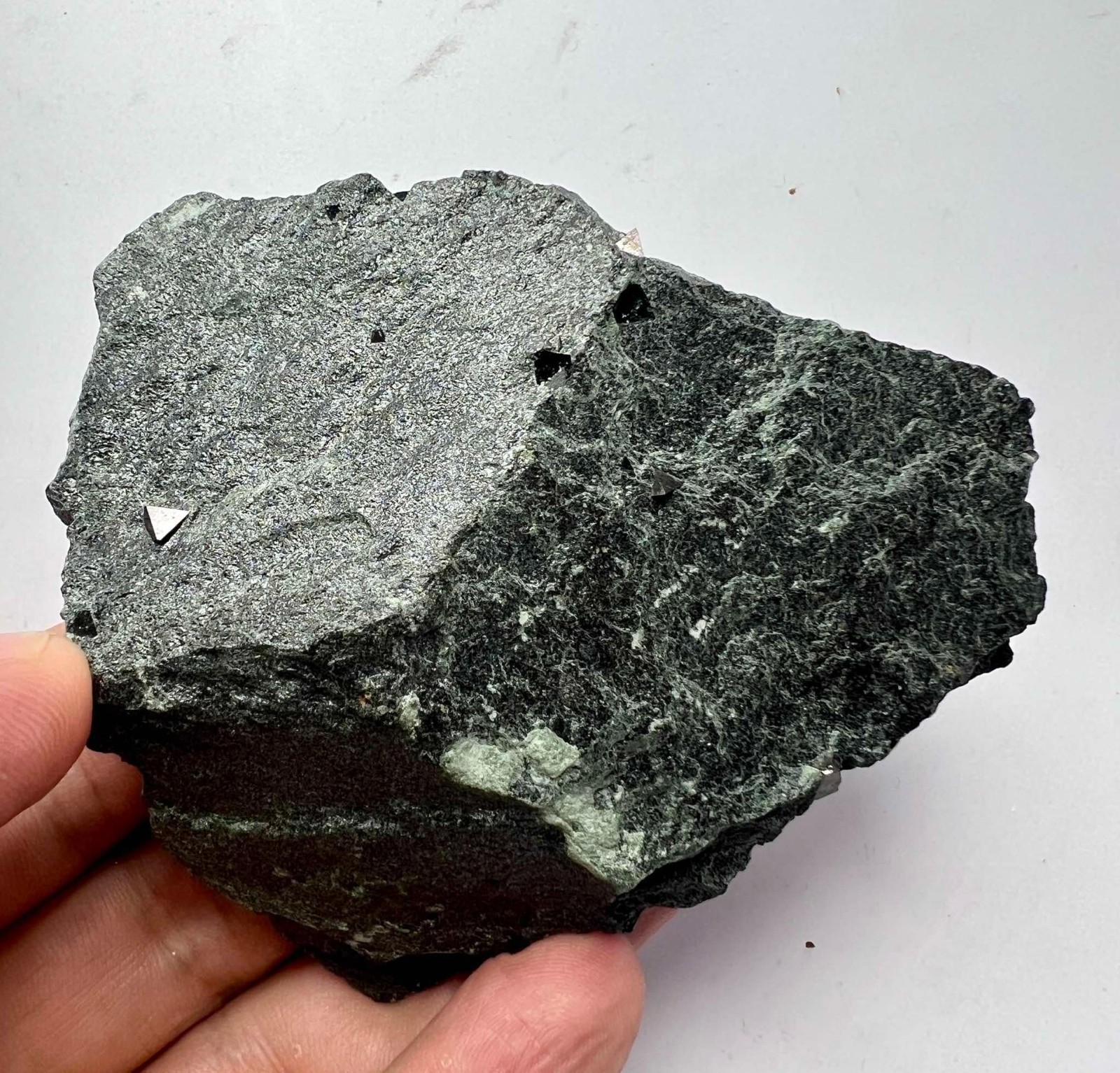 213 Gram Extremely Beautiful Magnetite Crystals On Matrix From Pakistan AS31