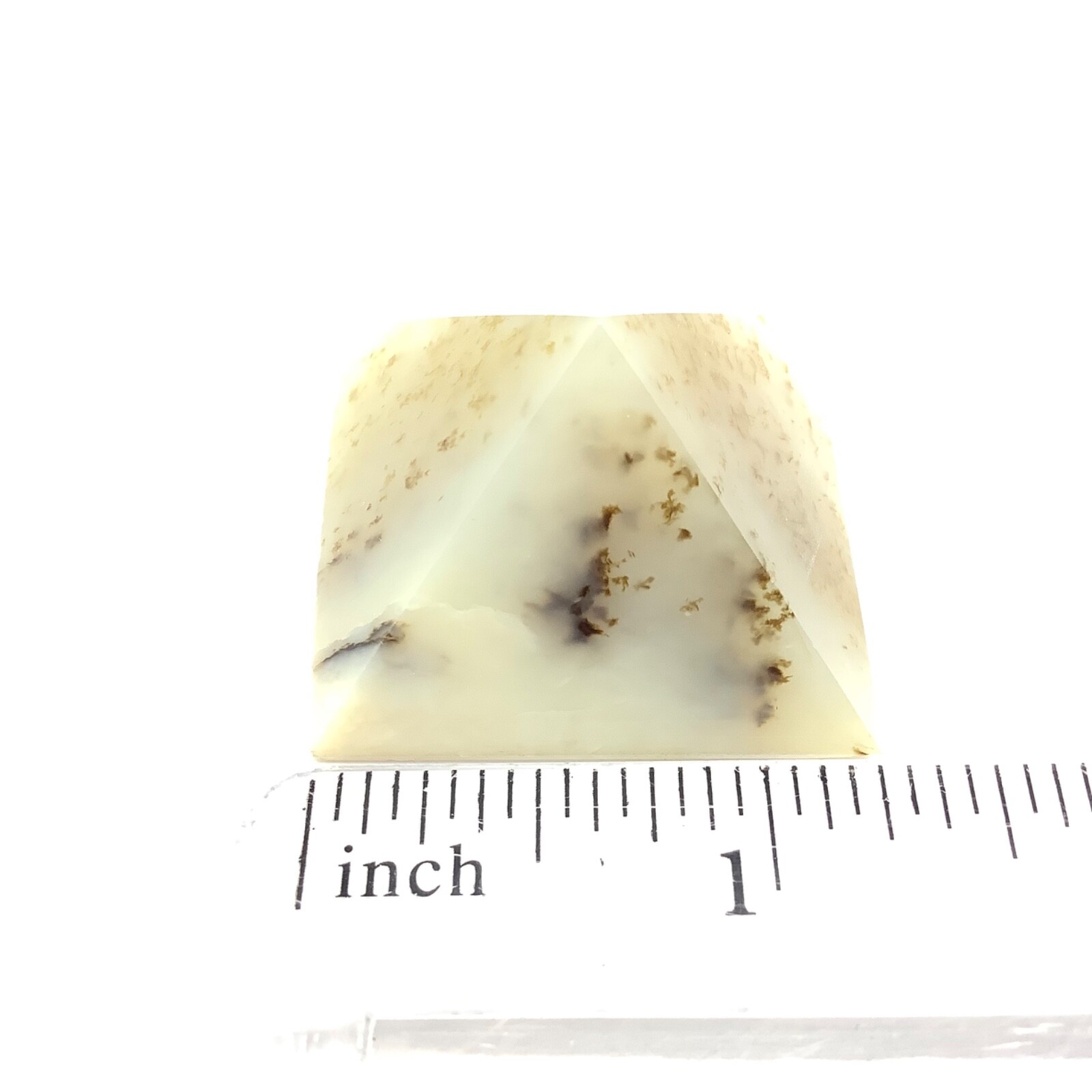 Siberian Jade Pyramid Carving Honey Brown Nephrite Jade Vitim River Siberia