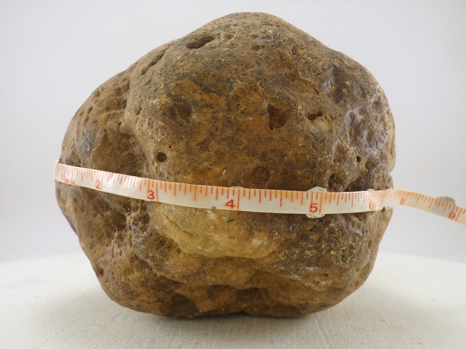 7″ Unopened Geode Nodule 6.4 LB – Natural Uncut Kentucky Quartz Crystal