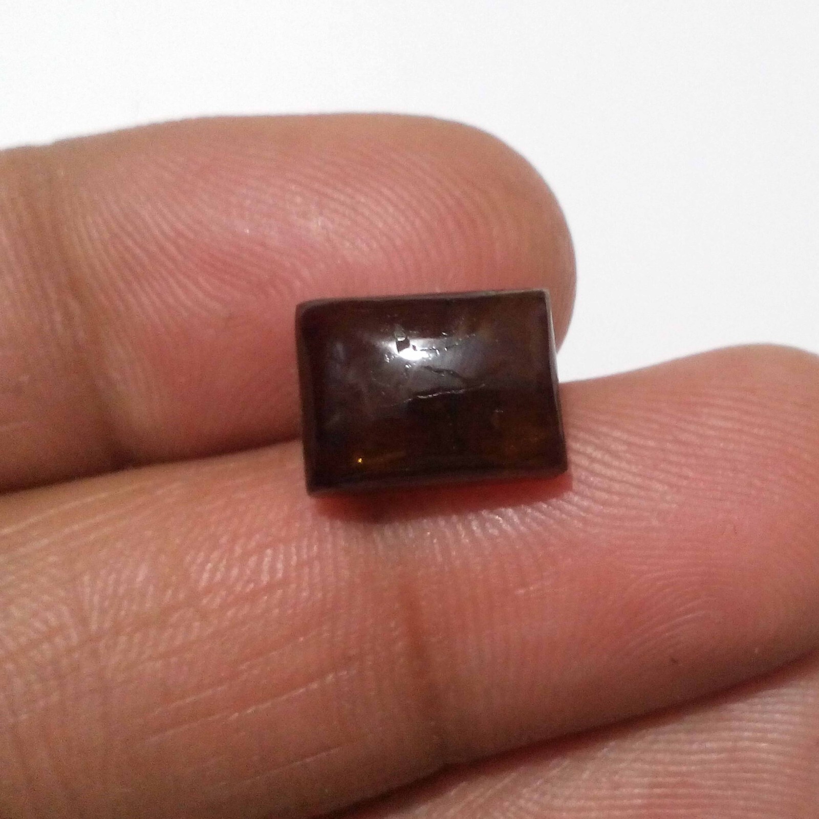 Glowing Fine Petroliam Tourmaline Cabochon Octagon Shape 7.35 Crt Loose Gemstone