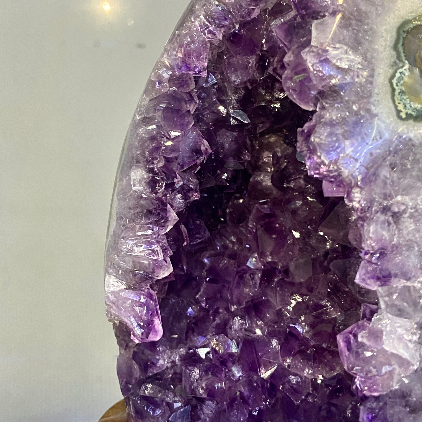 17.85LB Natural amethyst Dinosaur egg Quartz Crystal specimen healing