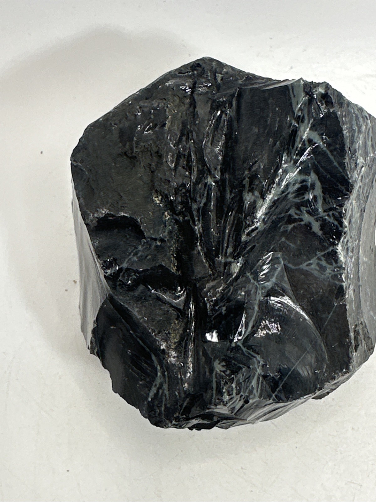 Beautiful Spider Web Obsidian Specimen 320 Grams