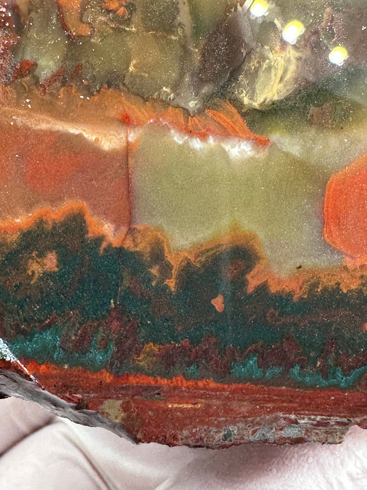 PREMIUM SPECIMEN__RARE Idaho Sunset Jasper / Agate Rough – Lemhi County, Idaho