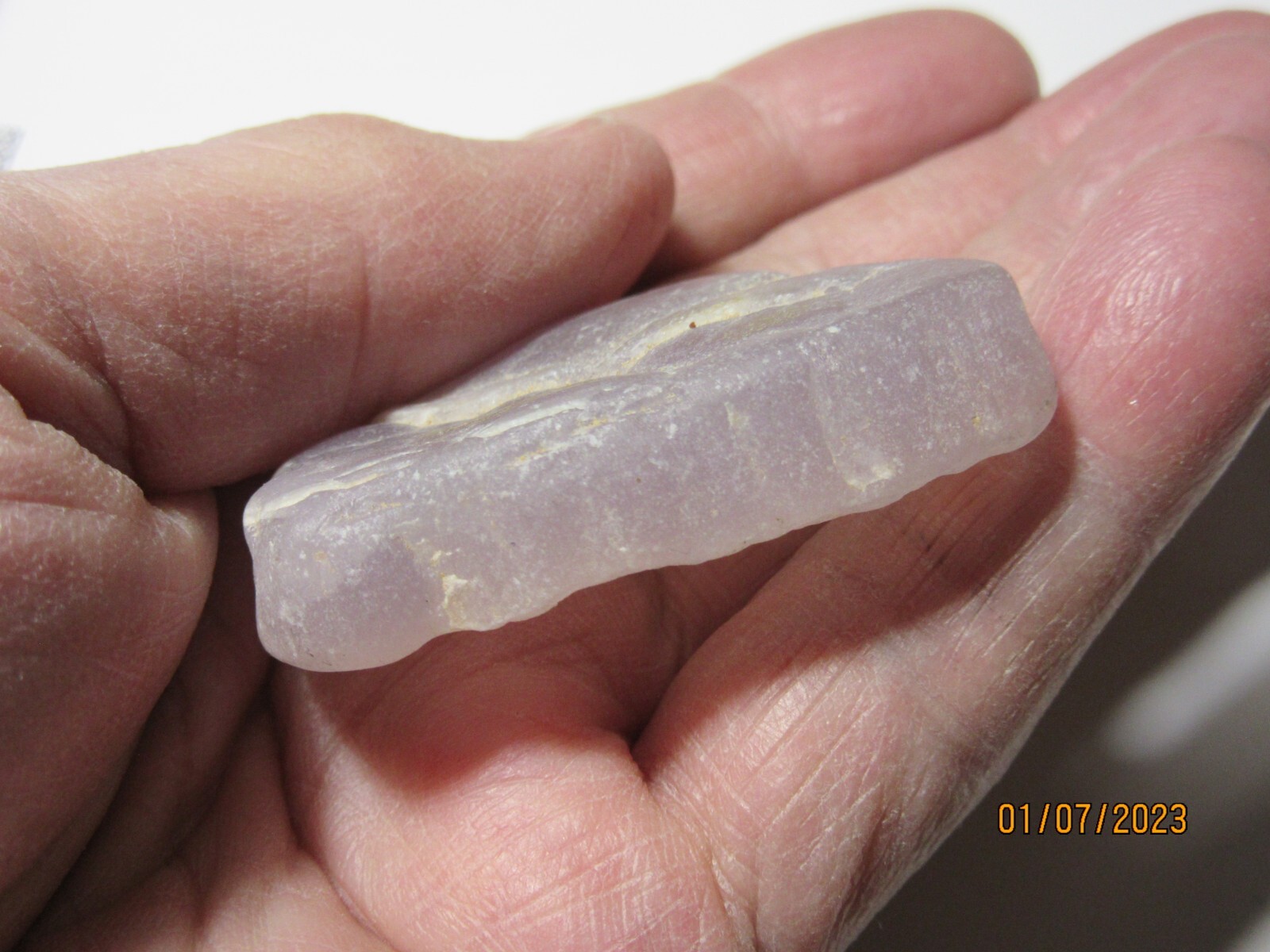 Natural Yttrium Fluorite Tumbled Crystal 1 7/8″ Mineral Collectible Reiki YFTM-1