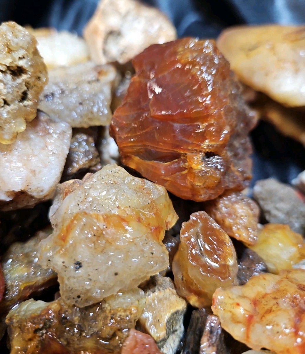 Carnelian Agate in Natural Form 5lb Lot
