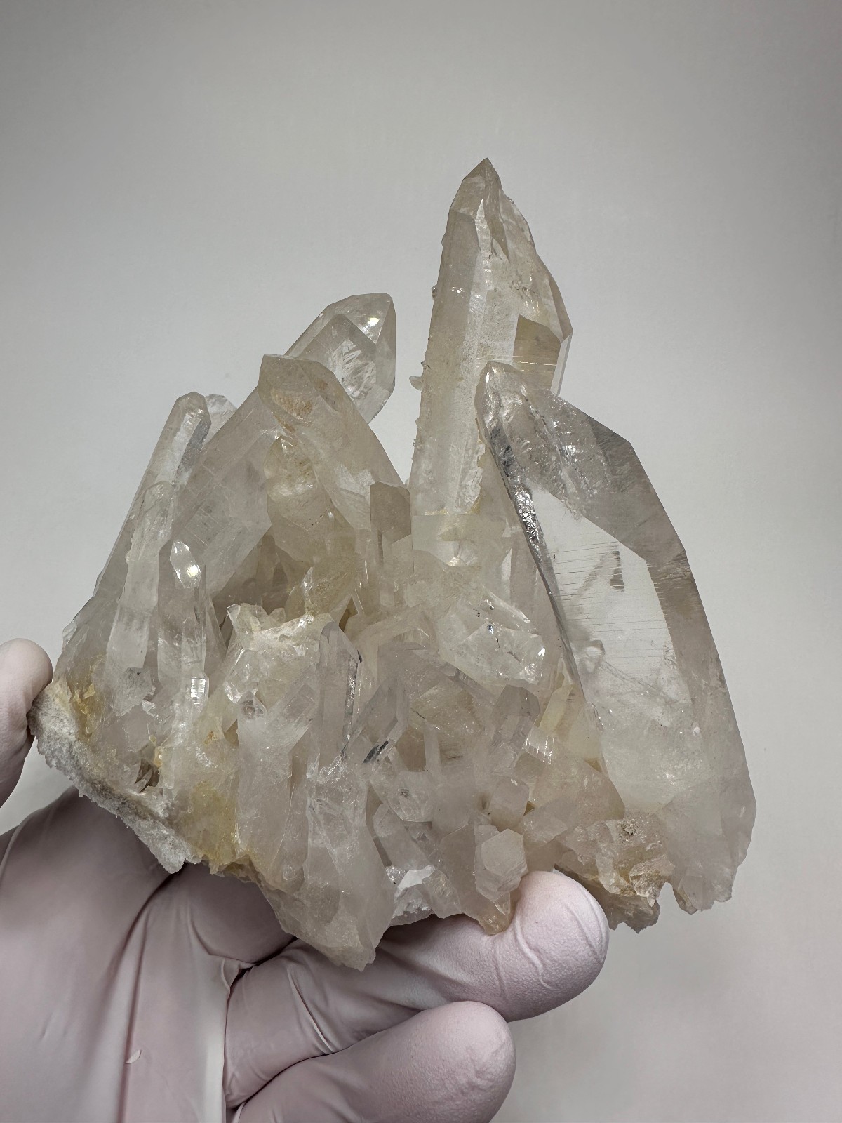 Top Quality Large Clear Arkansas Quartz Crystal Cluster