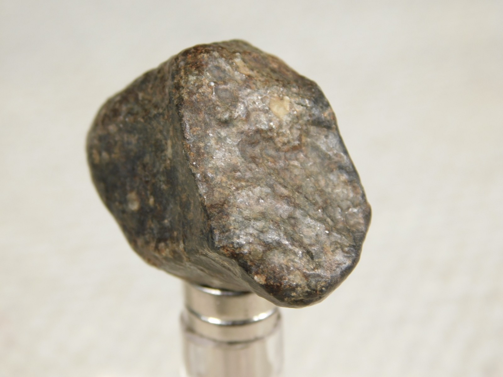 Stony METEORITE with DARK Fusion Crust 100% Natural 23.3gr