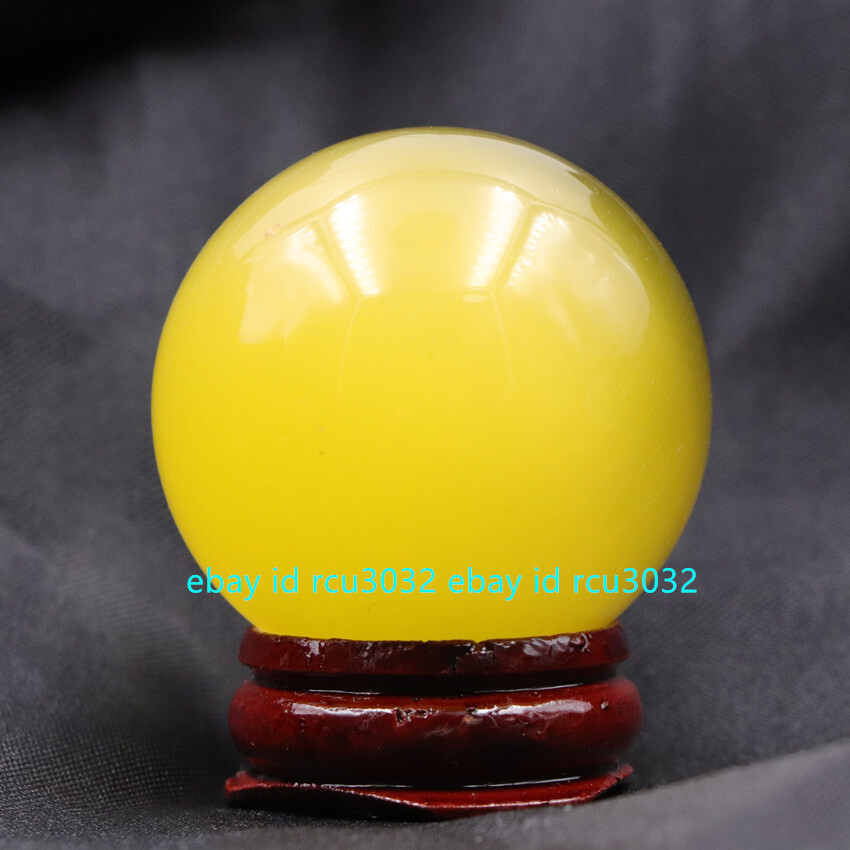 Multi-Color 40mm Mexican Opal Cat’s Eye Gems Ball Crystal Healing Sphere + Stand