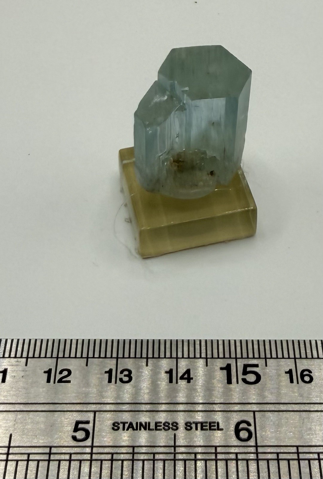 Natural Aquamarine Crystal From Pakistan – Beautiful Blue Beryl Specimen 13.2 g