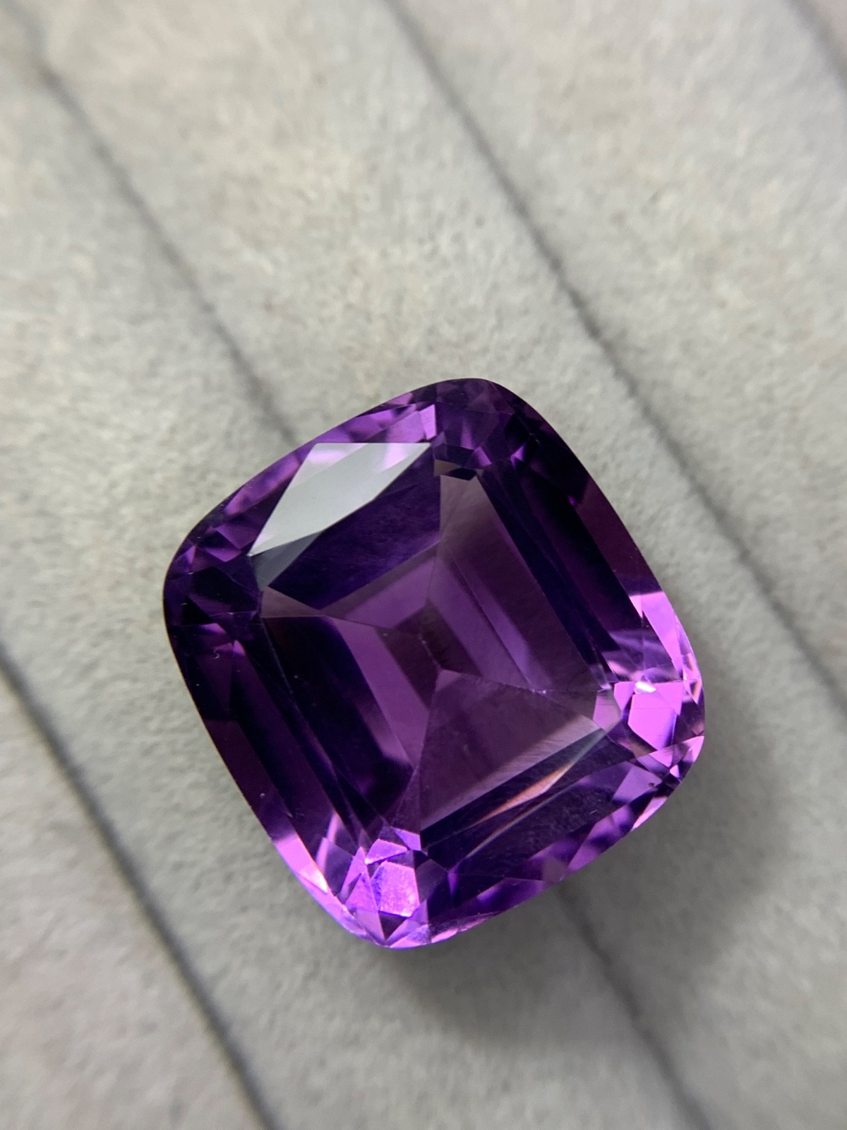 32.50Ct beautiful Natural Color Amythest Cousin shape from Brazil