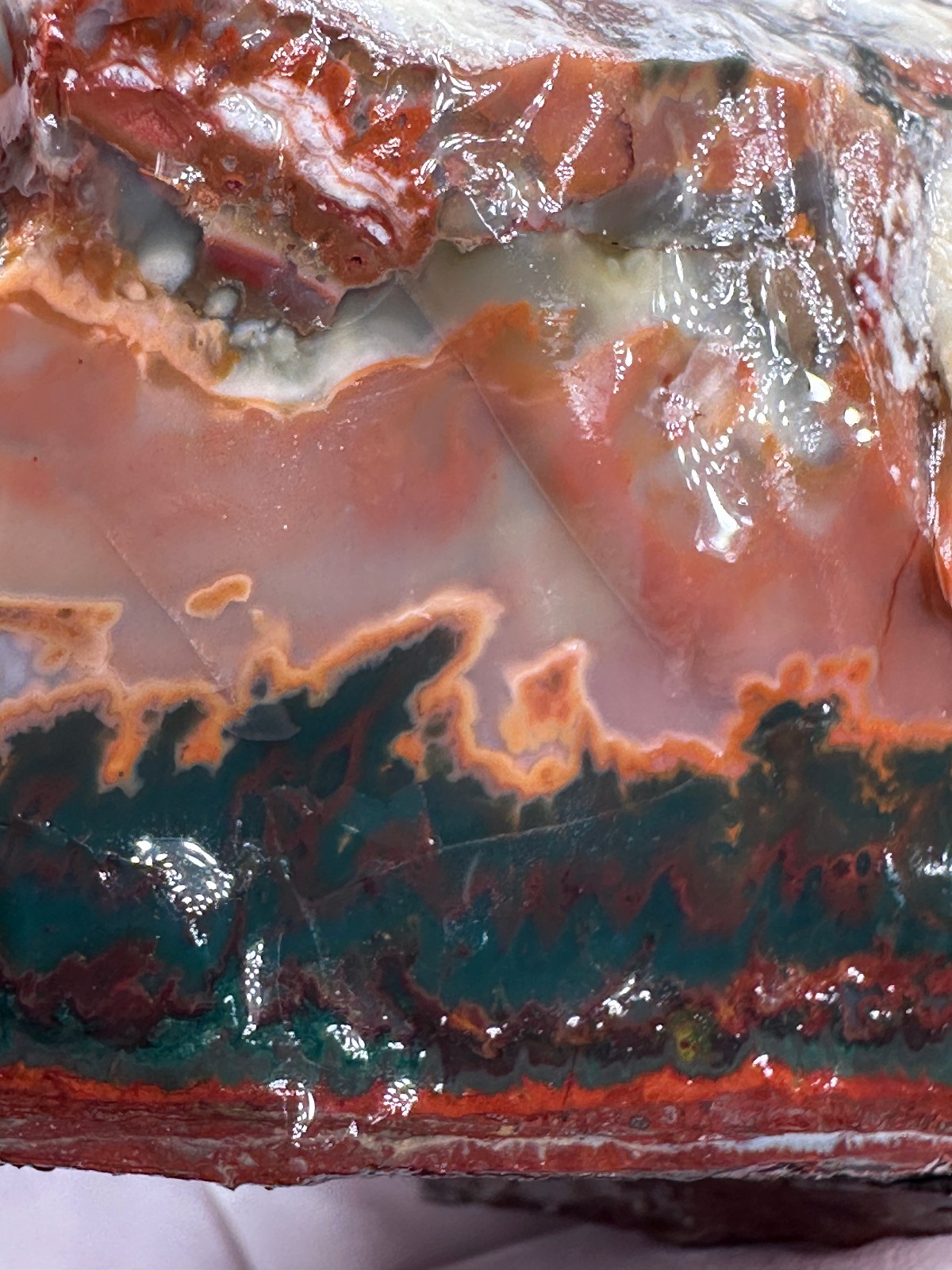 PREMIUM SPECIMEN__RARE Idaho Sunset Jasper / Agate Rough – Lemhi County, Idaho