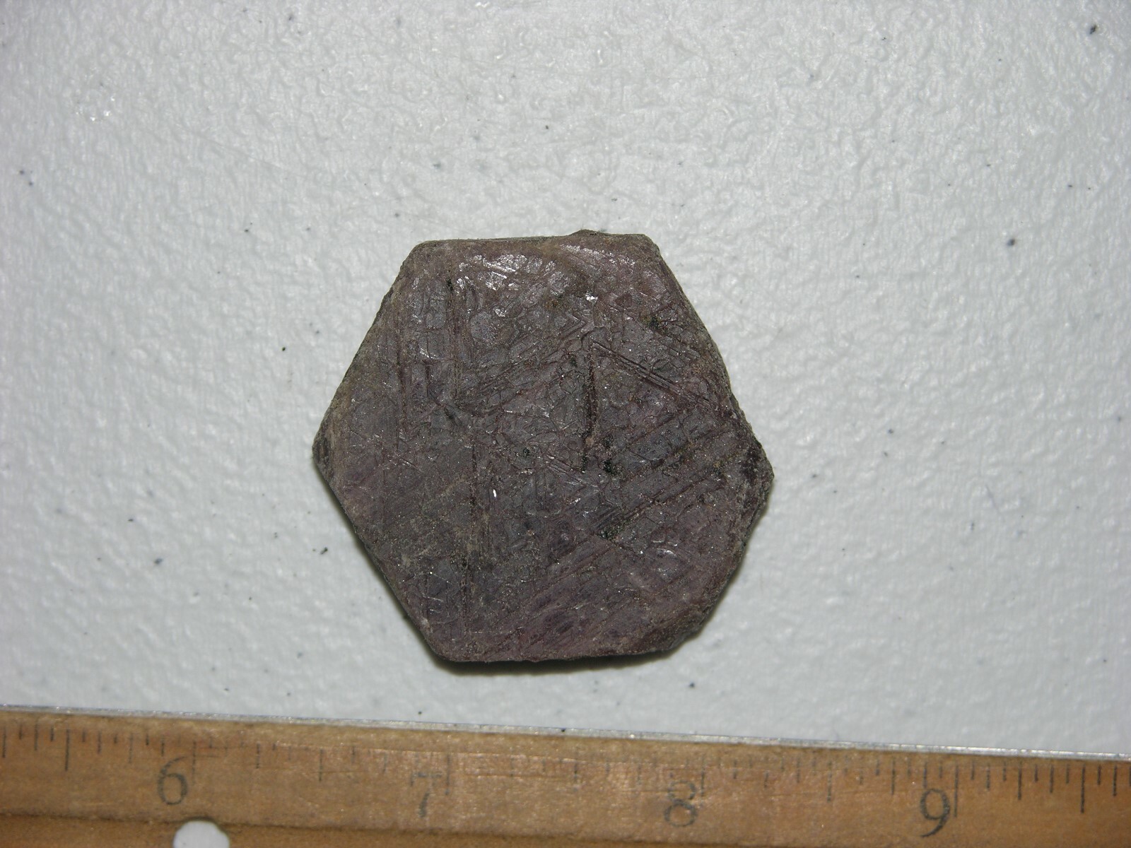 Ruby Recorder crystal all natural Madagascar 1 1/4 x 1 1/2 inch D7